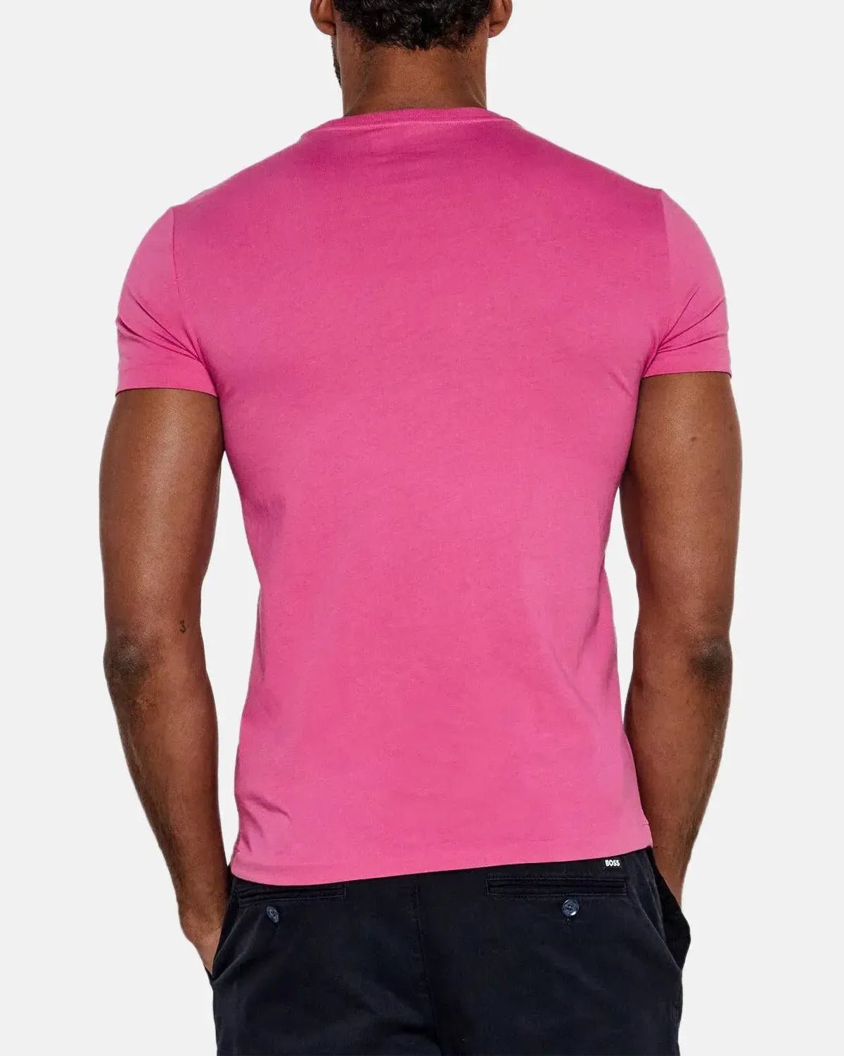 RALPH LAUREN CUSTOM SLIM FIT JERSEY T - SHIRT PEONY - RALPH-LAUREN-710671438-405-S - northern threads uk
