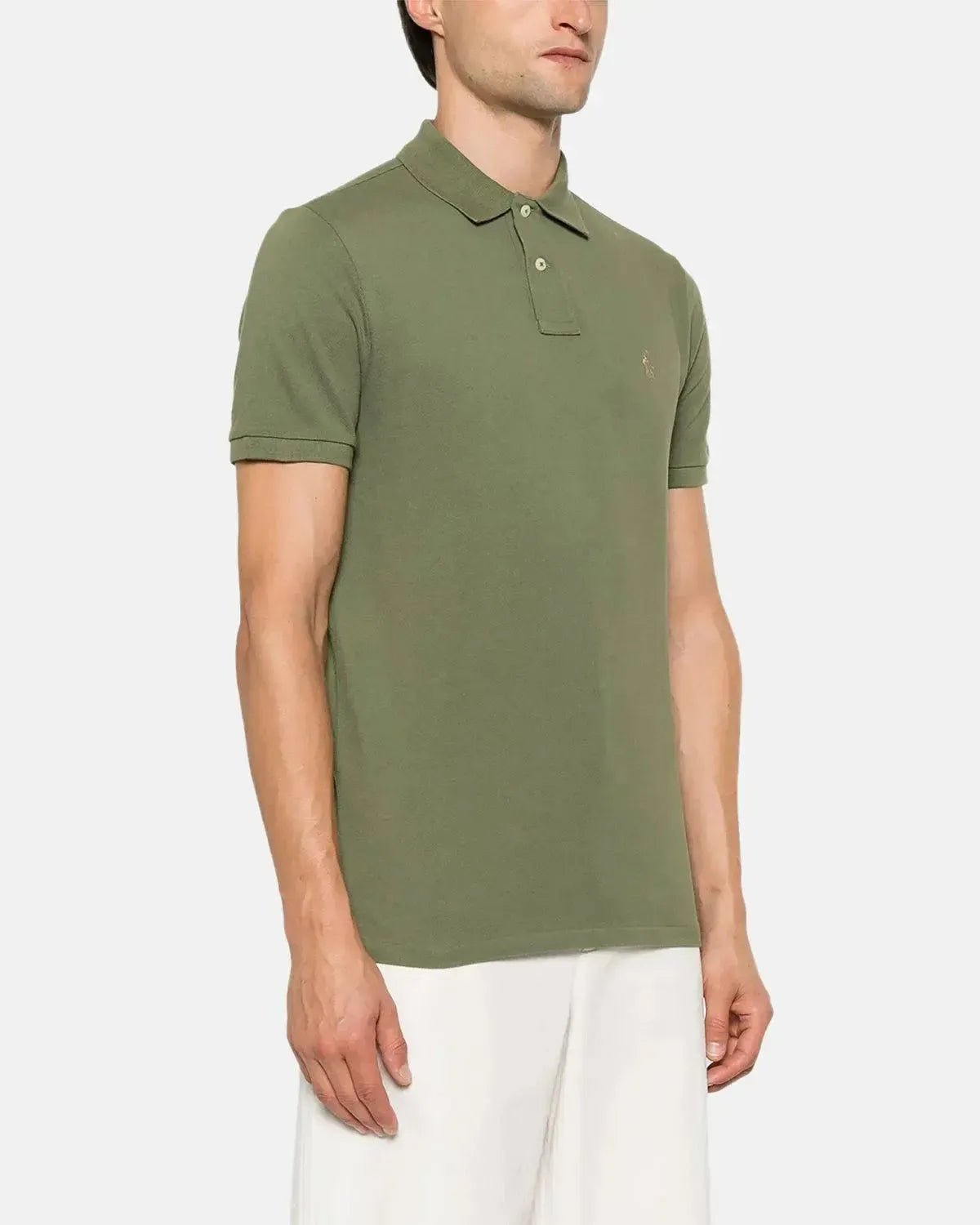 RALPH LAUREN CUSTOM SLIM FIT MESH POLO SHIRT GARDEN TRAIL - northern threads
