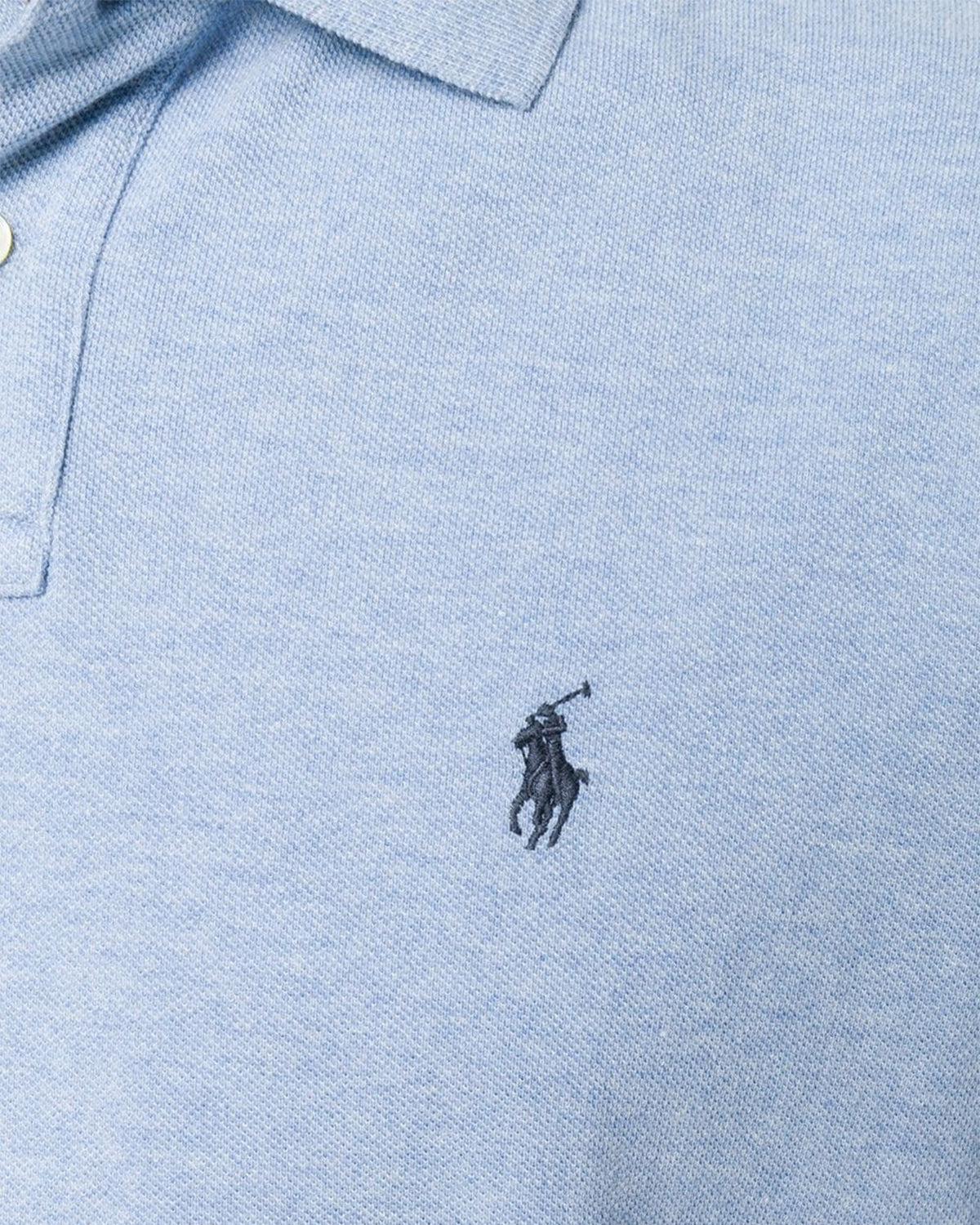 RALPH LAUREN CUSTOM SLIM FIT POLO SHIRT JAMAICA BLUE - northern threads