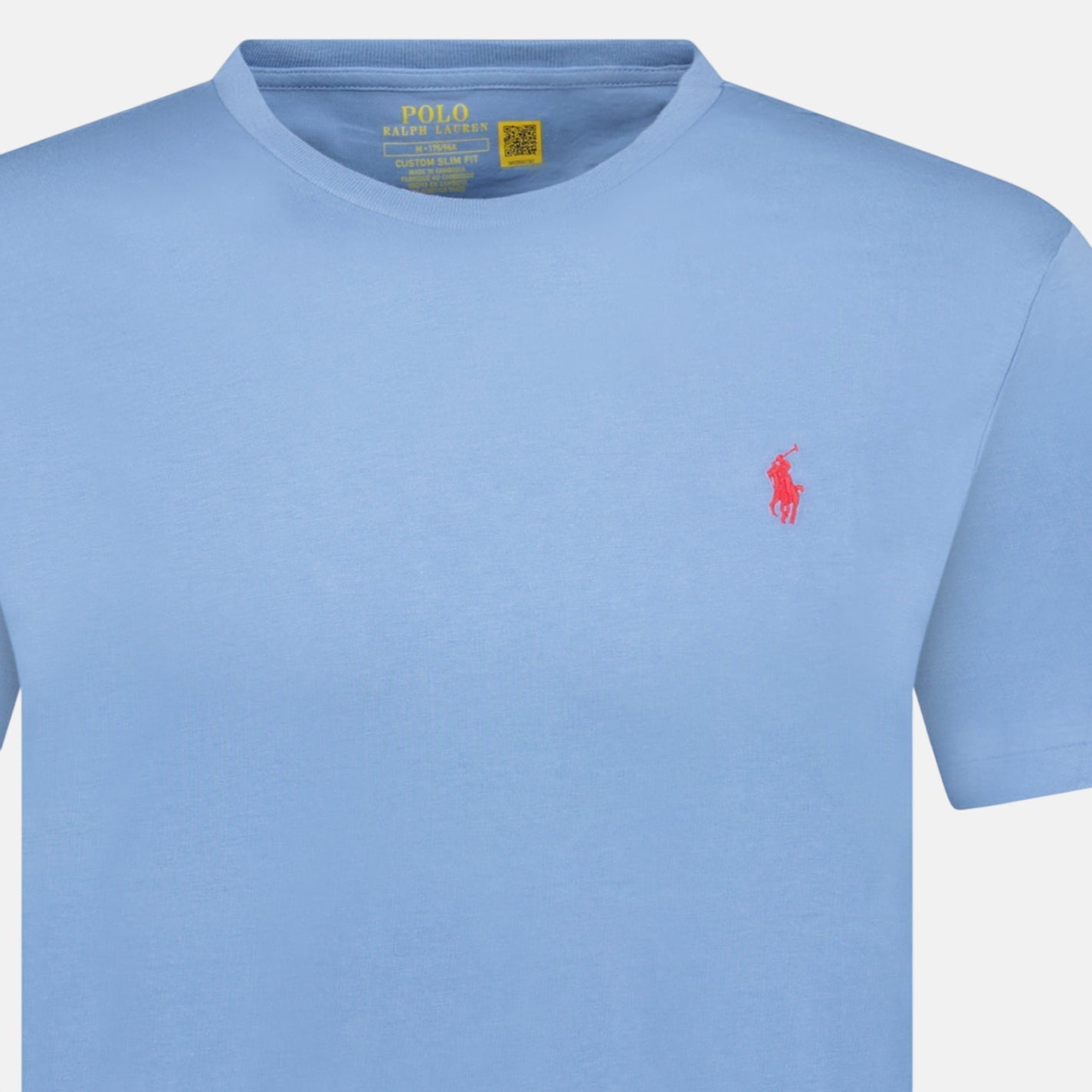 Ralph Lauren Custom Slim Fit T-Shirt Campus Blue - northern threads