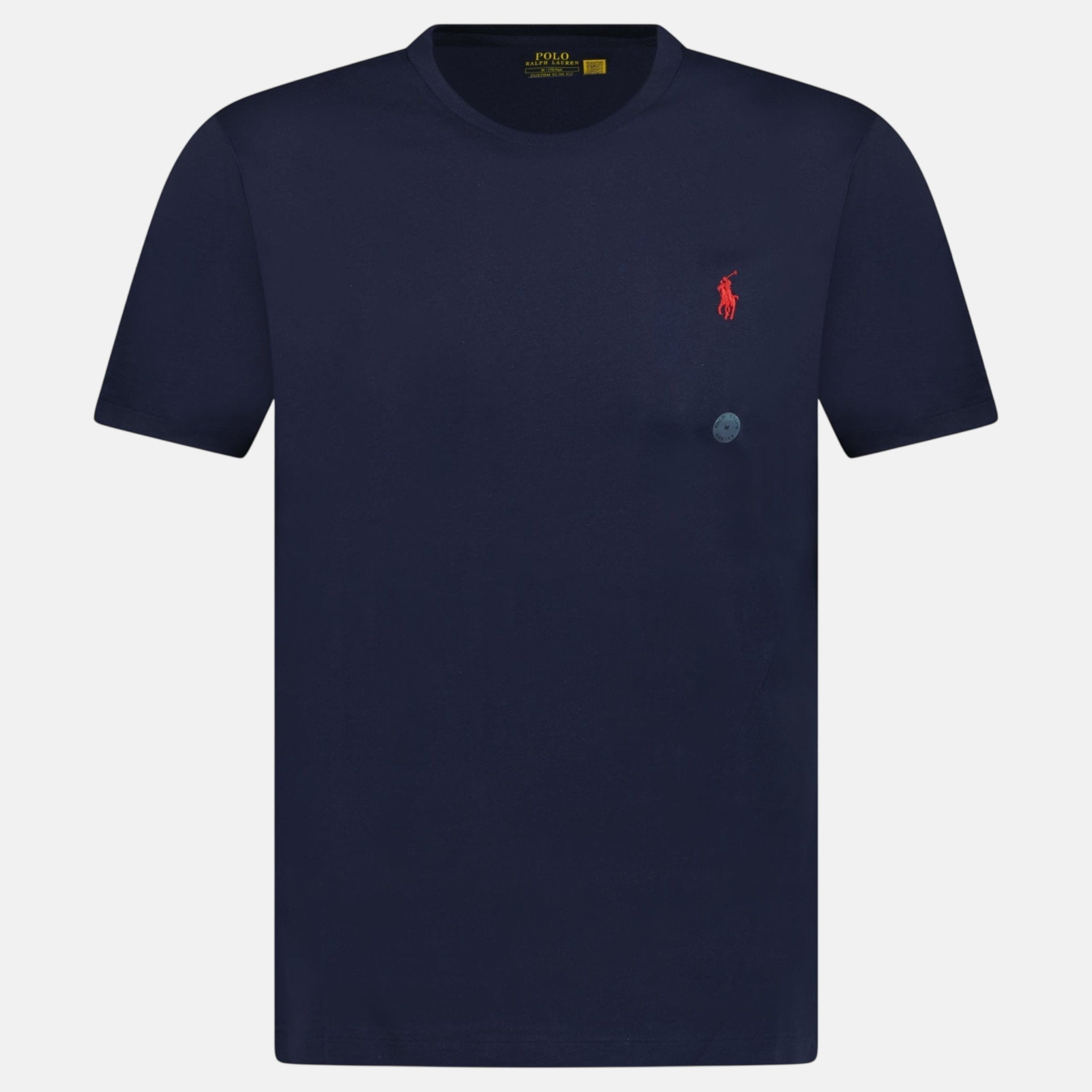 Ralph Lauren Custom Slim Fit T-Shirt Navy - F32 - northern threads uk