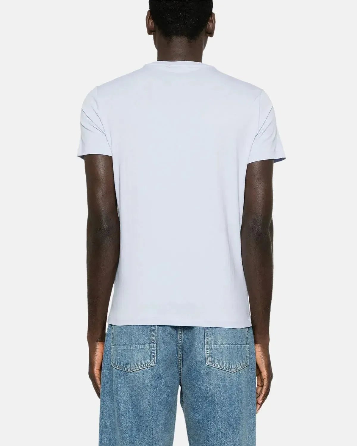 RALPH LAUREN CUSTOM SLIM FIT TENNIS POLO BEAR T - SHIRT CORNFLOWER BLUE - RALPH-LAUREN-710973137-001-S - northern threads uk