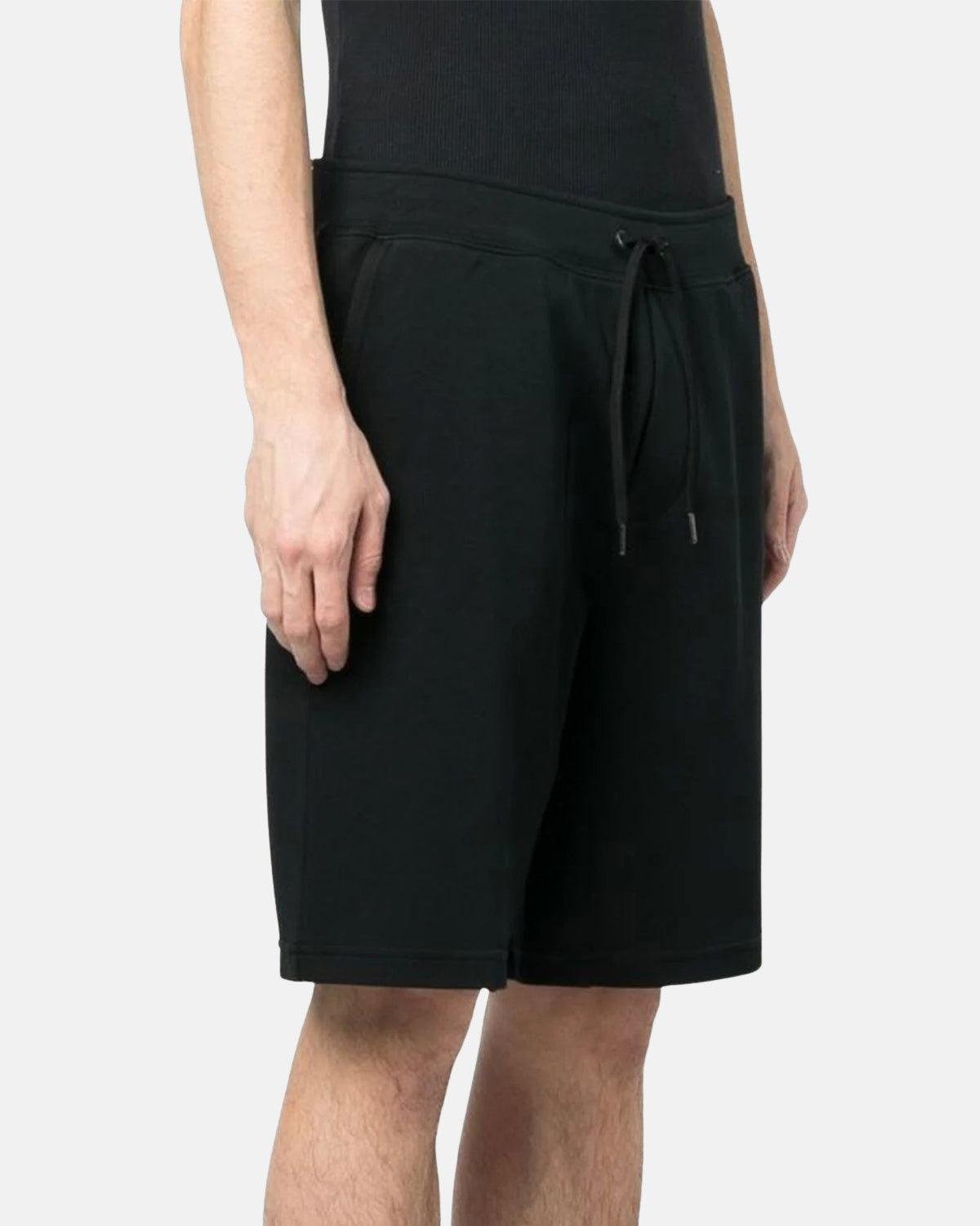 RALPH LAUREN DOUBLE KNIT FLEECE SHORTS BLACK - RALPH-LAUREN-710881520-001-S - northern threads uk