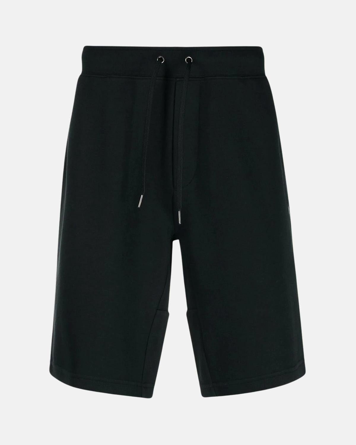 RALPH LAUREN DOUBLE KNIT FLEECE SHORTS BLACK - RALPH-LAUREN-710881520-001-S - northern threads uk