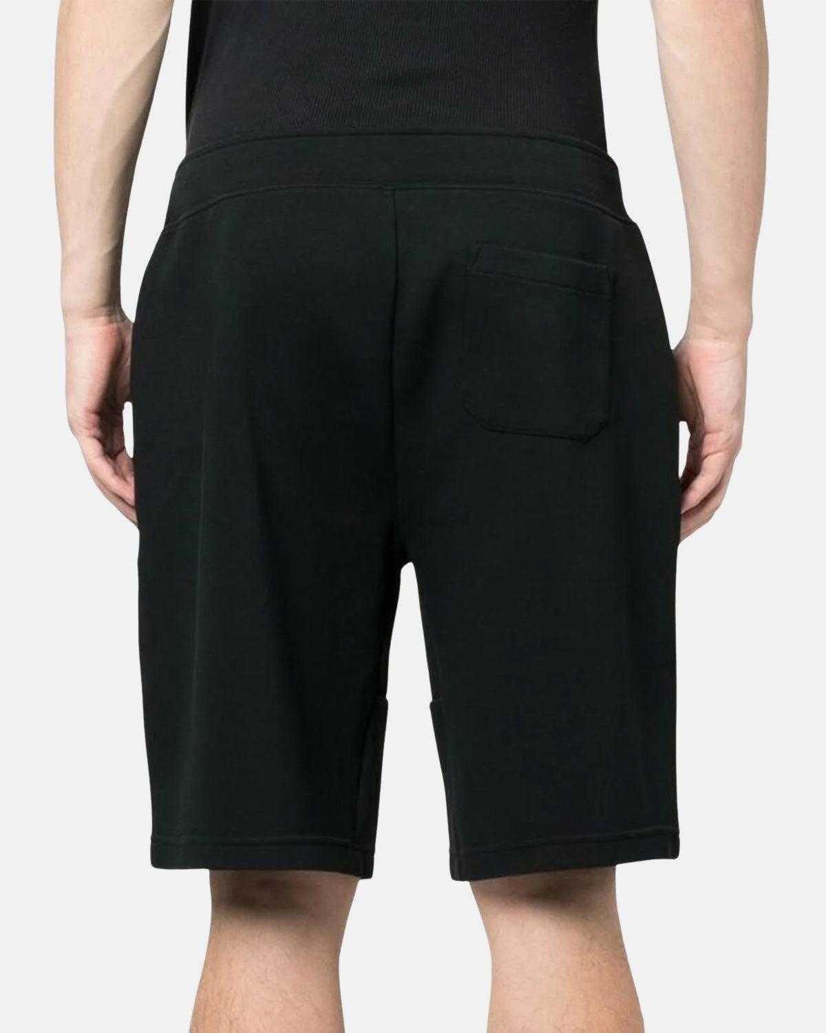 RALPH LAUREN DOUBLE KNIT FLEECE SHORTS BLACK - RALPH-LAUREN-710881520-001-S - northern threads uk