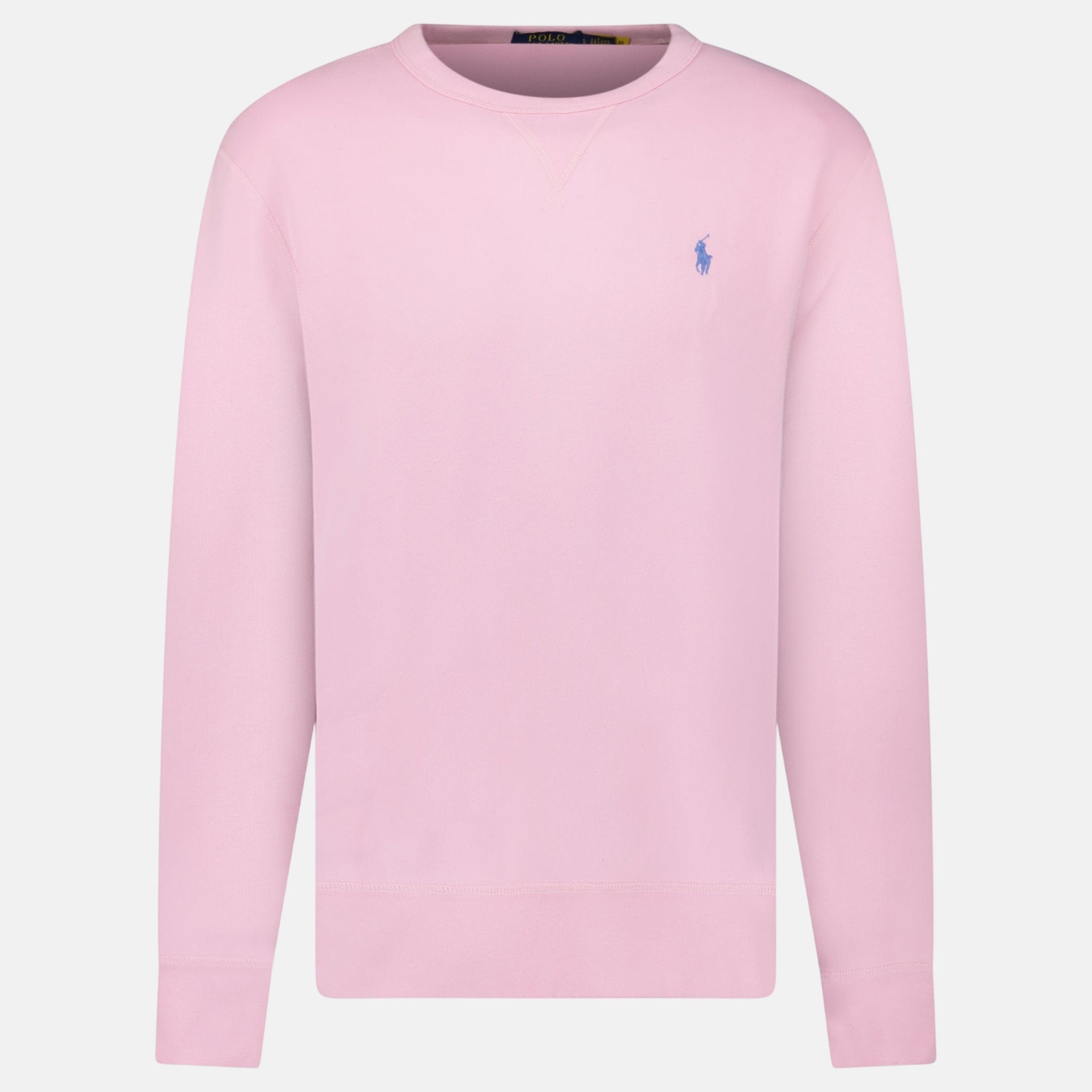 Ralph Lauren Fleece Crew Sweatshirt Pink - C16 - northern threads uk