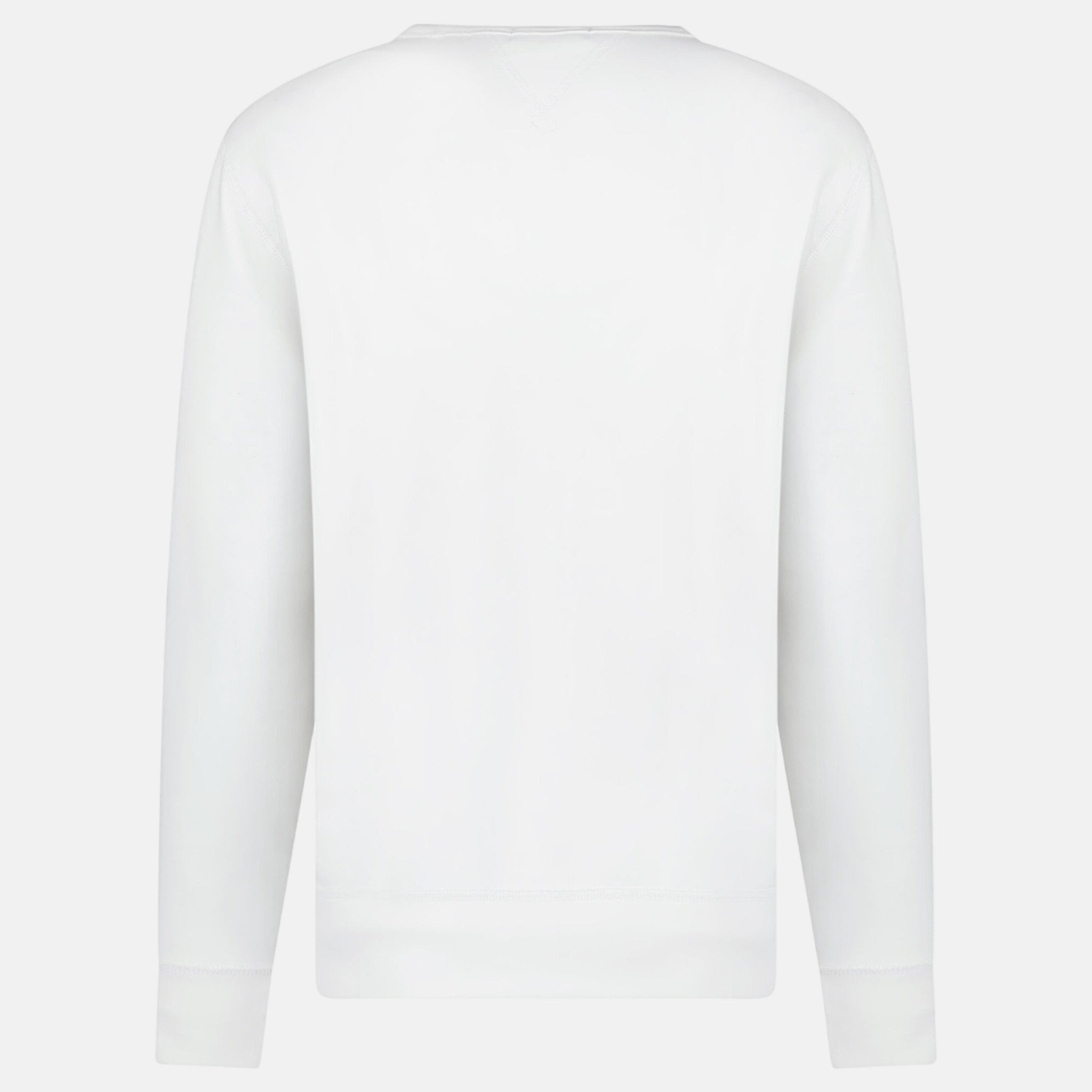 Ralph Lauren Fleece Crew Sweatshirt White - northern threads