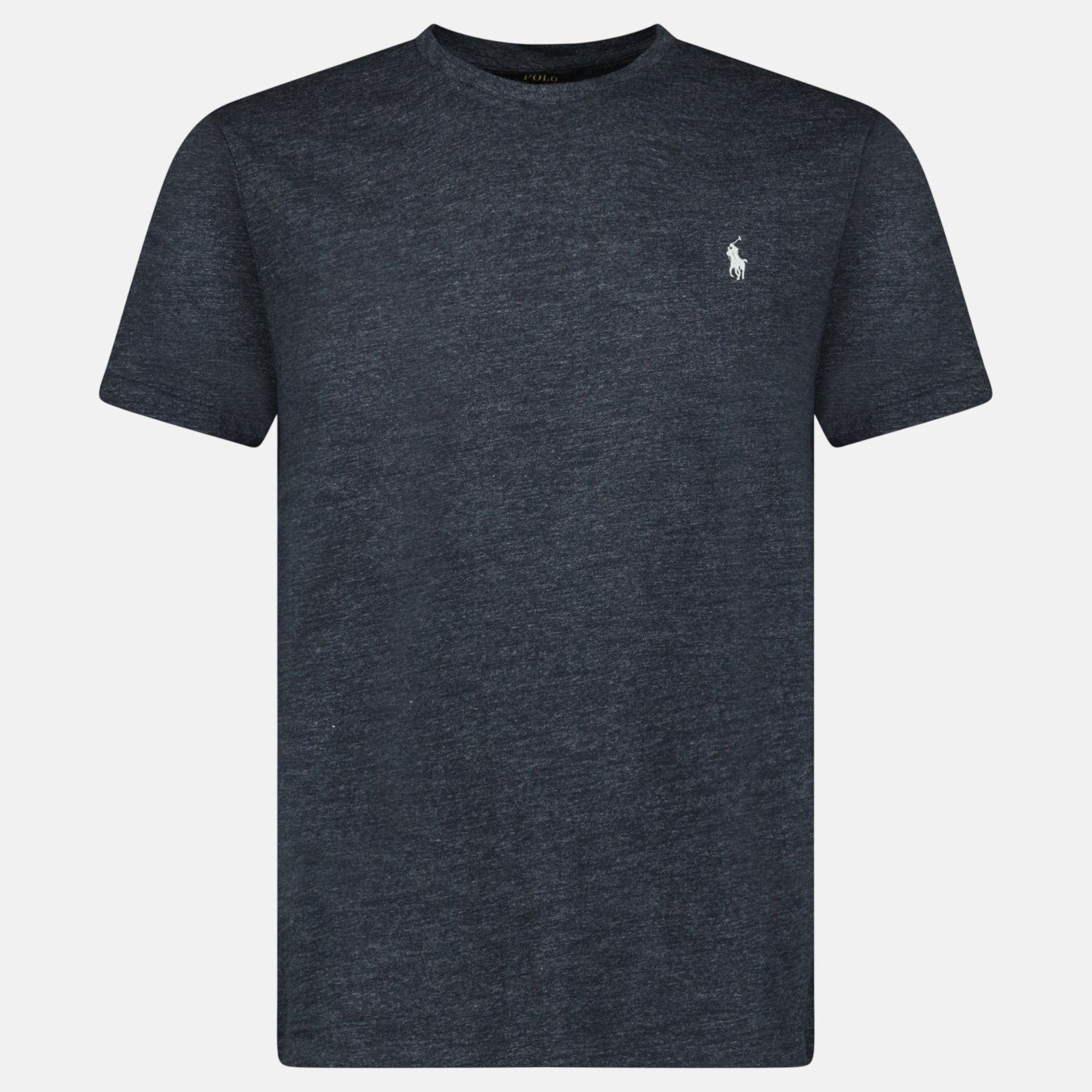 Ralph Lauren Logo T-Shirt Heather Black - A11 - northern threads uk
