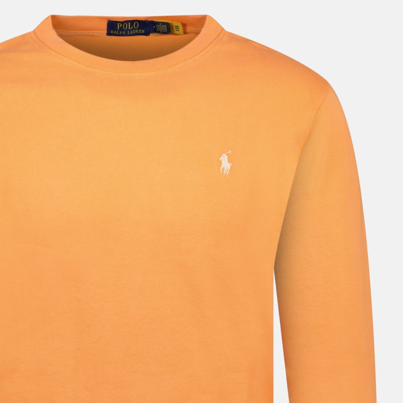 Ralph Lauren Long Sleeve Sweatshirt Classic Peach - O16 - northern threads uk