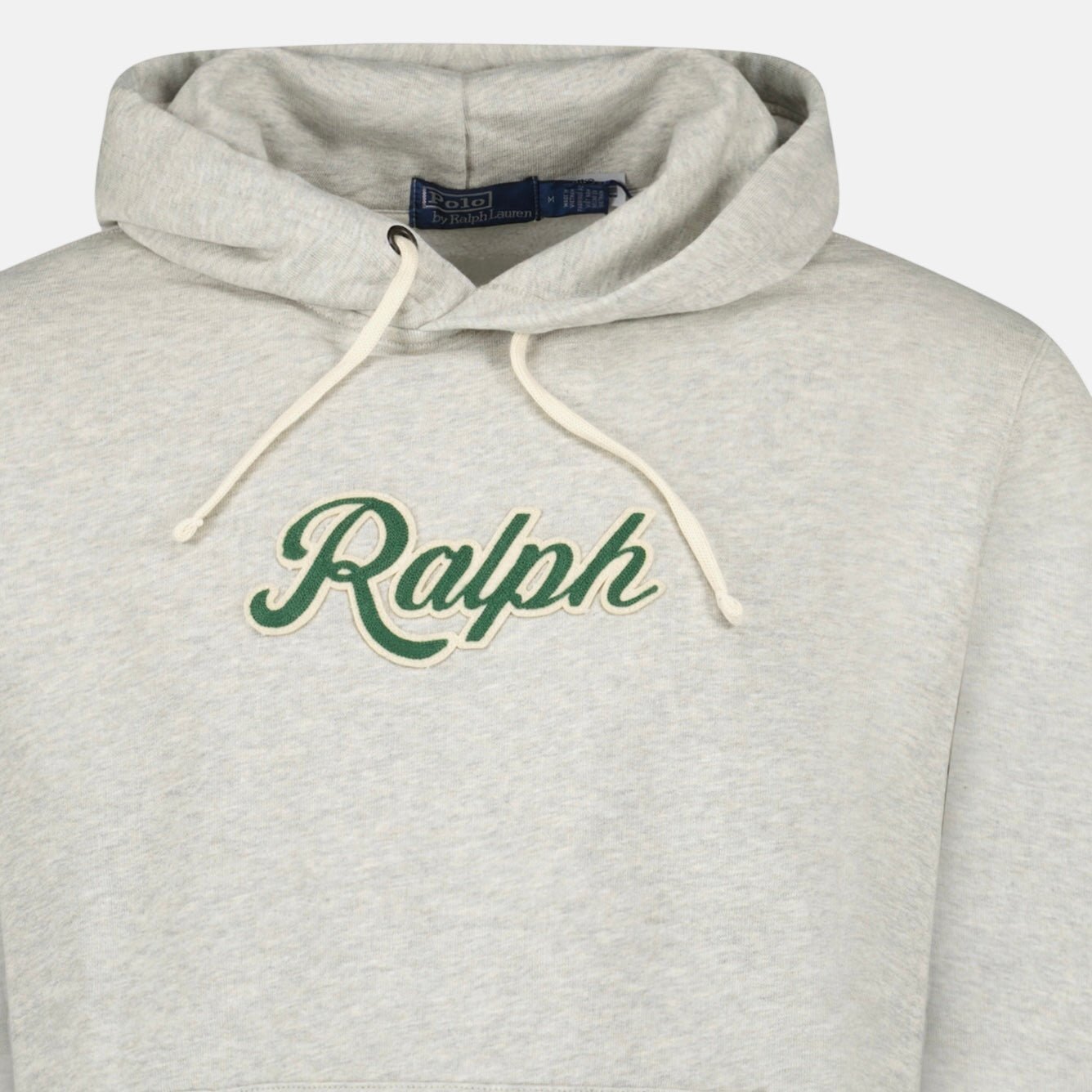 Ralph Lauren 'Ralph' Large Logo Hoodie Grey Heather - northern threads