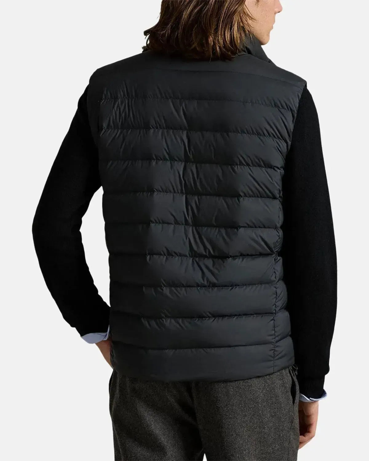 RALPH LAUREN-RALPH LAUREN COLDEN PACKABLE DOWN GILET BLACK-NORTHERN THREADS DESIGNER MENSWEAR