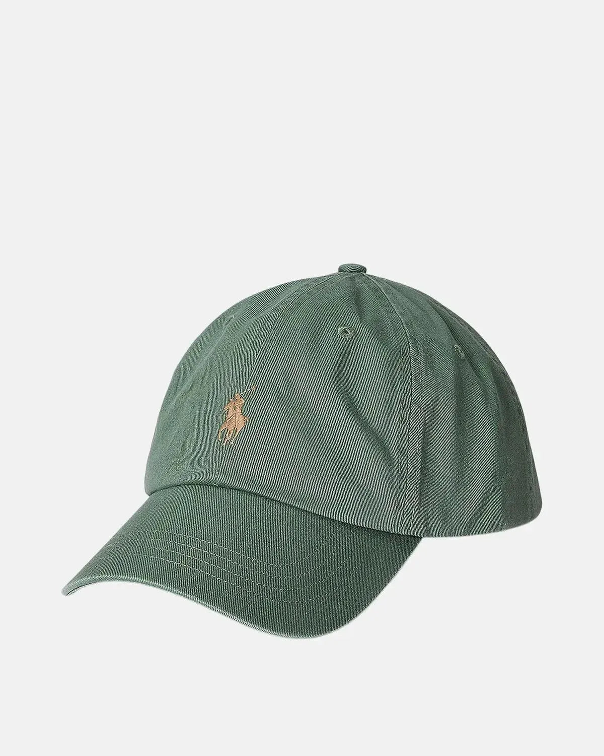 RALPH LAUREN-RALPH LAUREN COTTON CHINO BASEBALL CAP FATIGUE-NORTHERN THREADS DESIGNER MENSWEAR