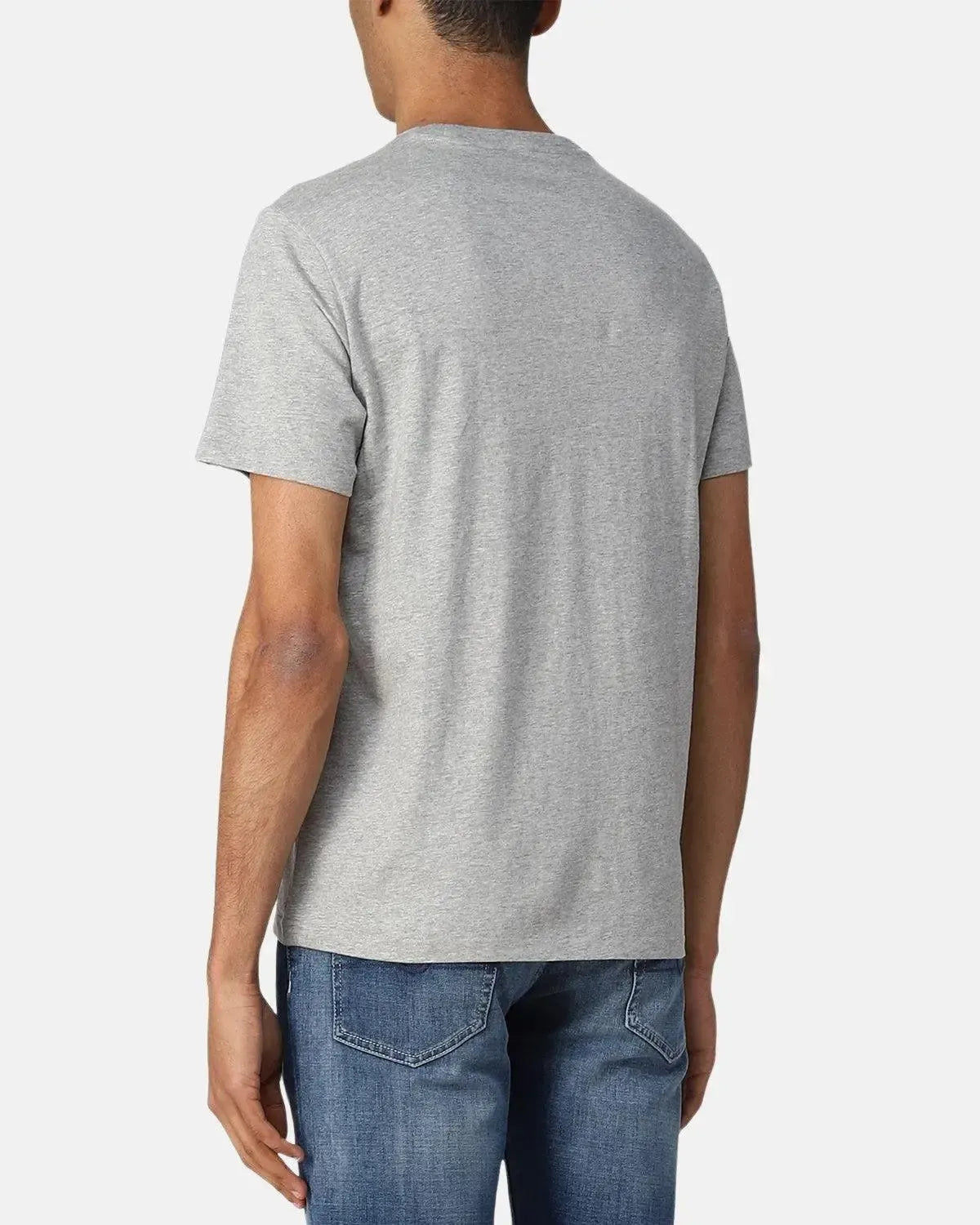 RALPH LAUREN-RALPH LAUREN COTTON JERSEY T-SHIRT ANDOVER HEATHER-NORTHERN THREADS DESIGNER MENSWEAR
