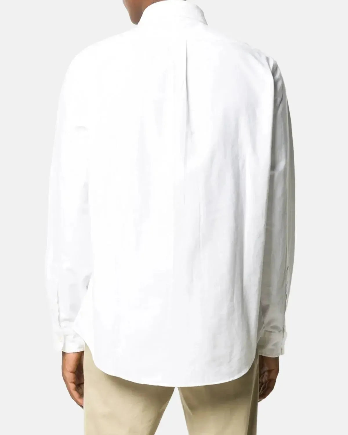RALPH LAUREN-RALPH LAUREN CUSTOM FIT OXFORD SHIRT WHITE-NORTHERN THREADS DESIGNER MENSWEAR
