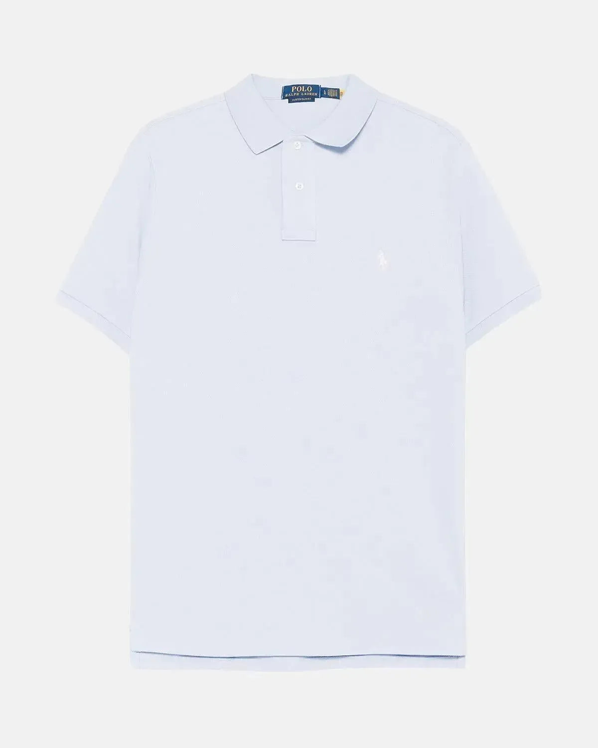 RALPH LAUREN-RALPH LAUREN CUSTOM SLIM FIT MESH POLO SHIRT CORNFLOWER BLUE-NORTHERN THREADS DESIGNER MENSWEAR