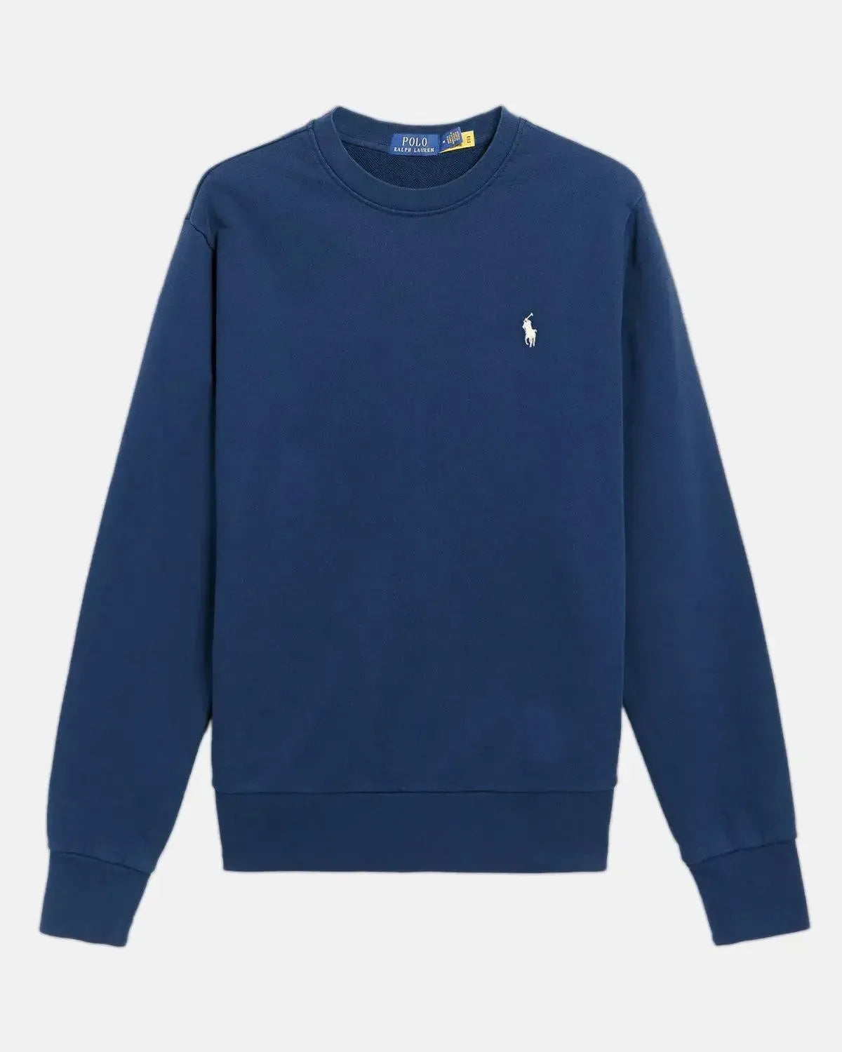 RALPH LAUREN-RALPH LAUREN LOOPBACK FLEECE SWEATSHIRT CRUISE NAVY-NORTHERN THREADS DESIGNER MENSWEAR