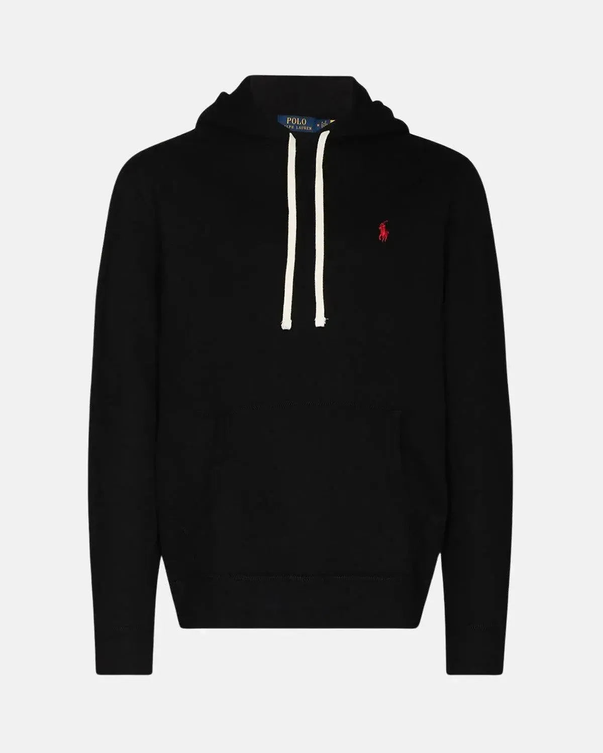 RALPH LAUREN-RALPH LAUREN RL FLEECE HOODIE BLACK-NORTHERN THREADS DESIGNER MENSWEAR