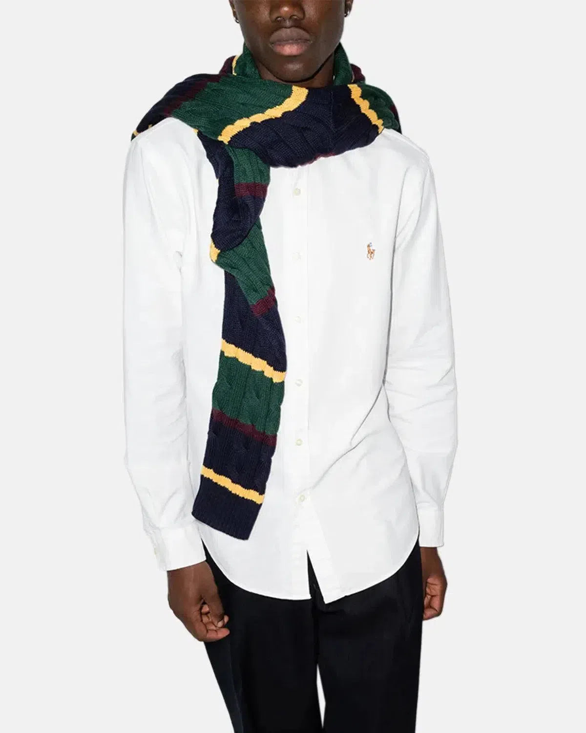 RALPH LAUREN-RALPH LAUREN SLIM FIT OXFORD SHIRT WHITE-NORTHERN THREADS DESIGNER MENSWEAR