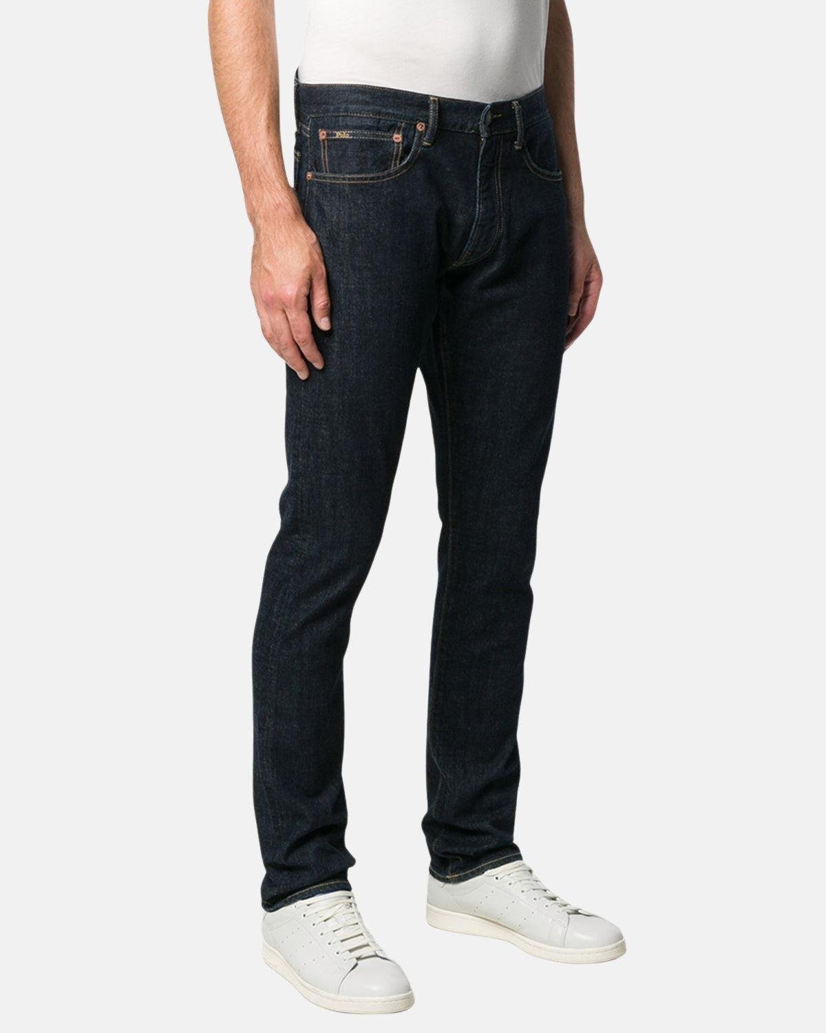 RALPH LAUREN SULLIVAN SLIM FIT STRETCH DENIM JEANS DARK RINSE - northern threads