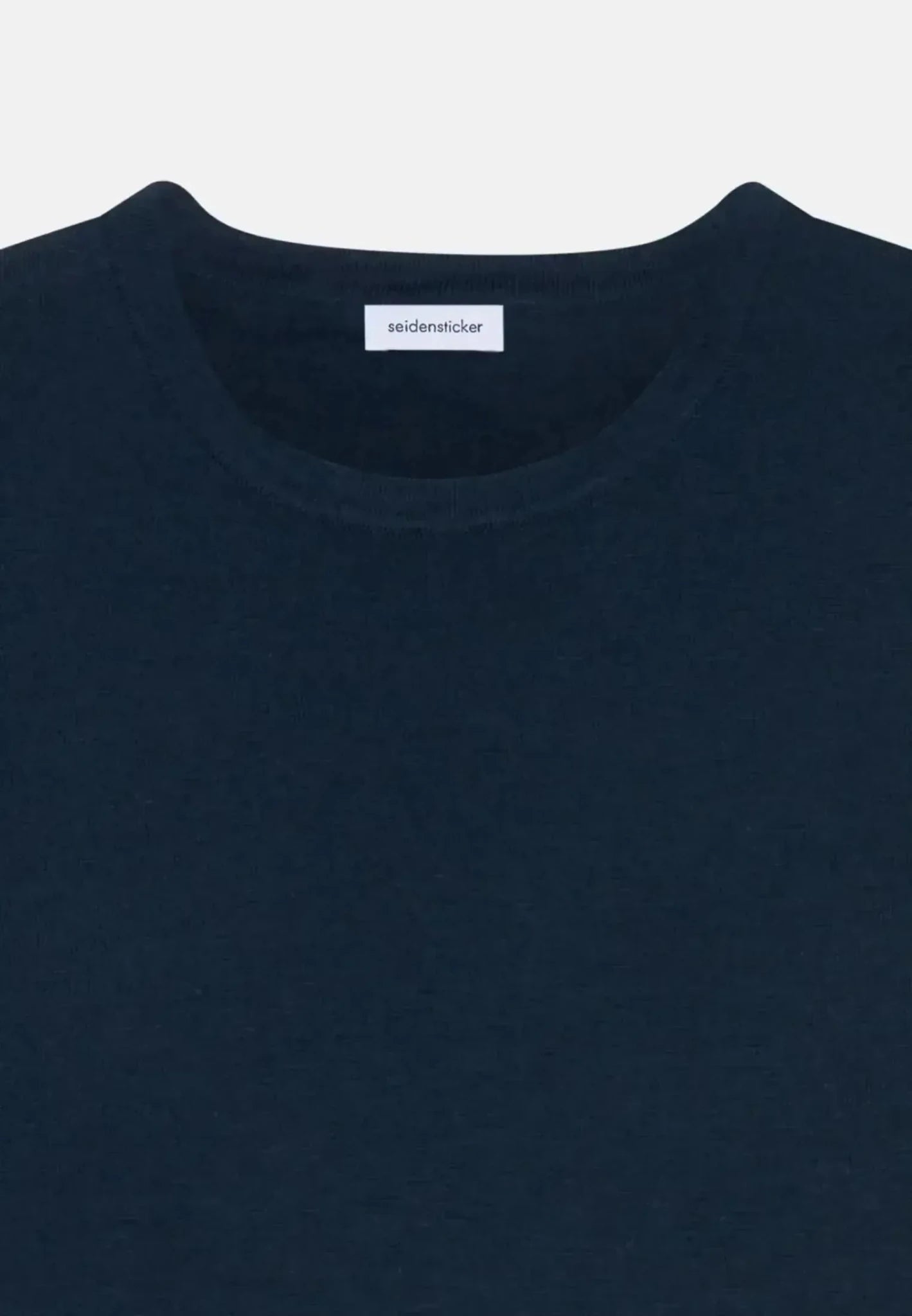 Seidensticker Merino Wool Crewneck Knit Dark Blue - northern threads