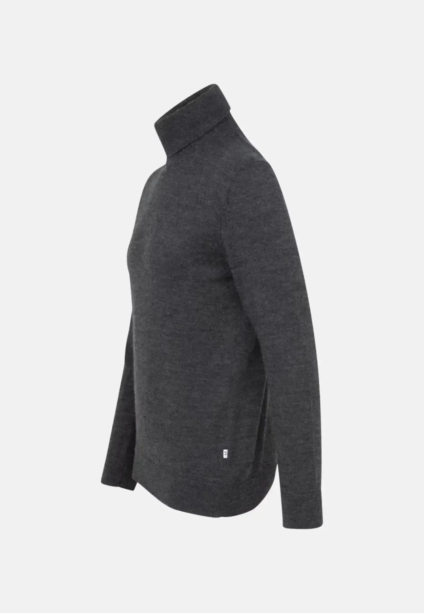 Seidensticker Merino Wool Roll Neck Knit Grey - northern threads