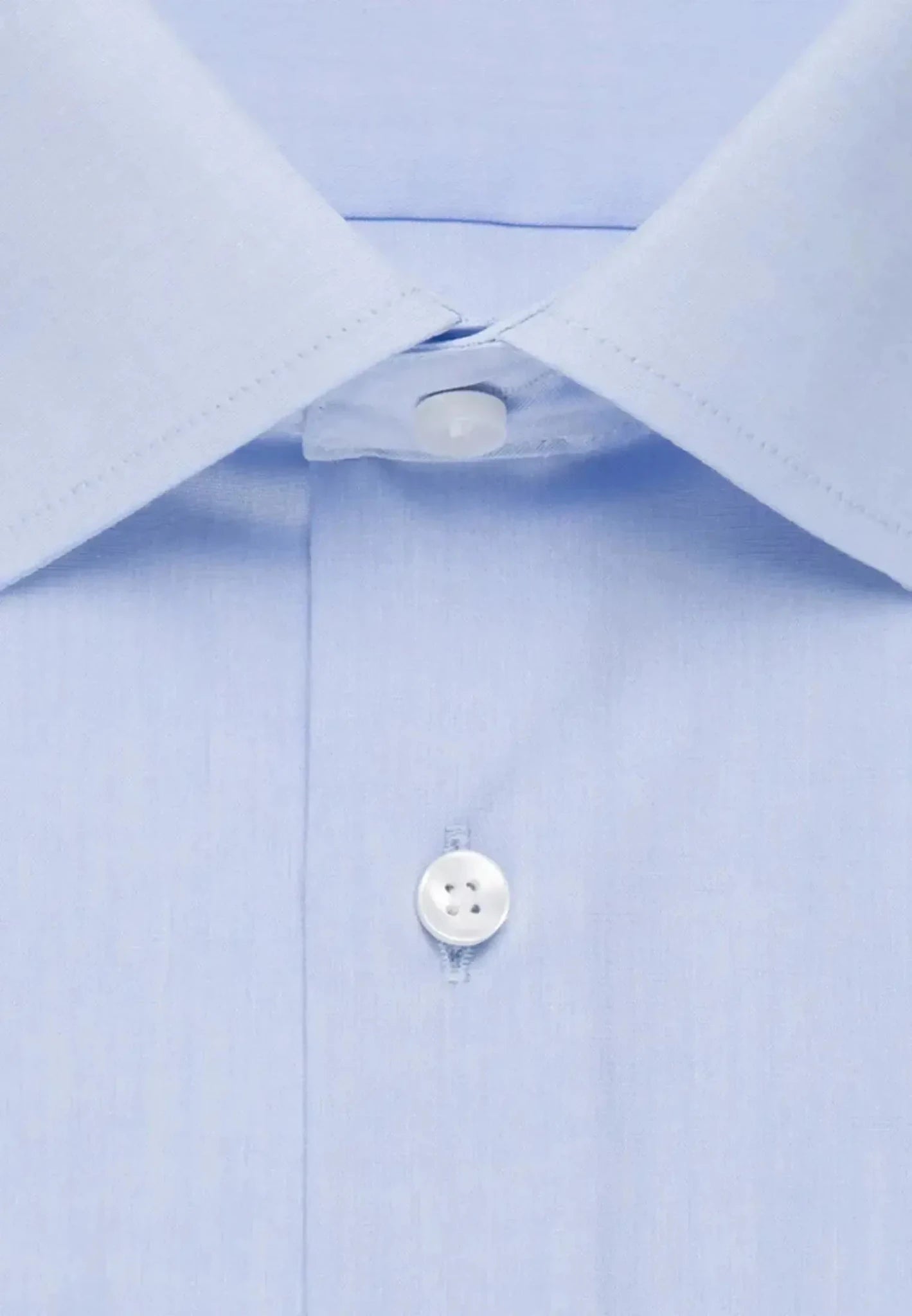 Seidensticker Regular Fit No Iron Kent Collar Business Shirt Light Blue - northern threads