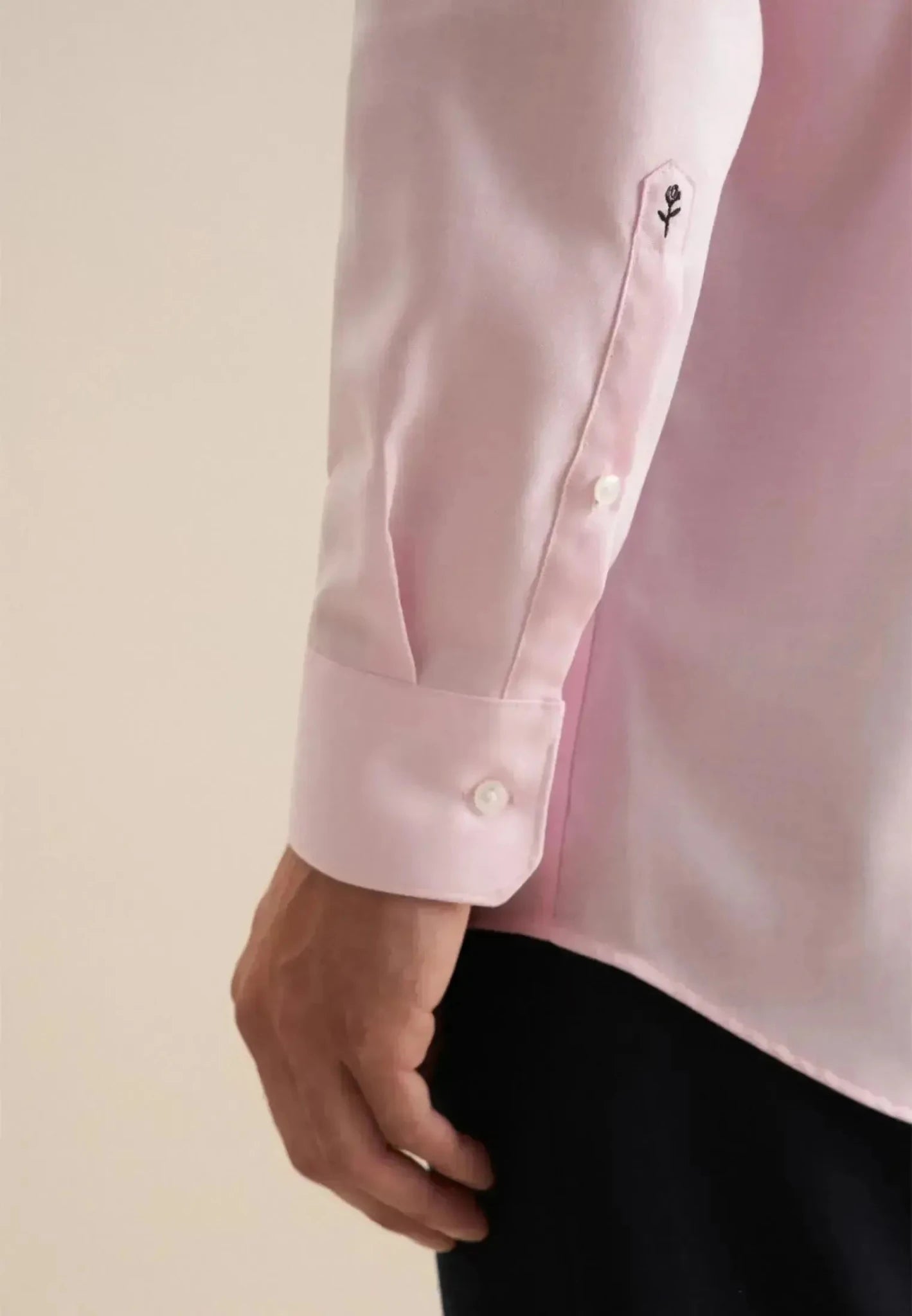 Seidensticker Regular Fit No Iron New Kent Business Shirt Pink - northern threads