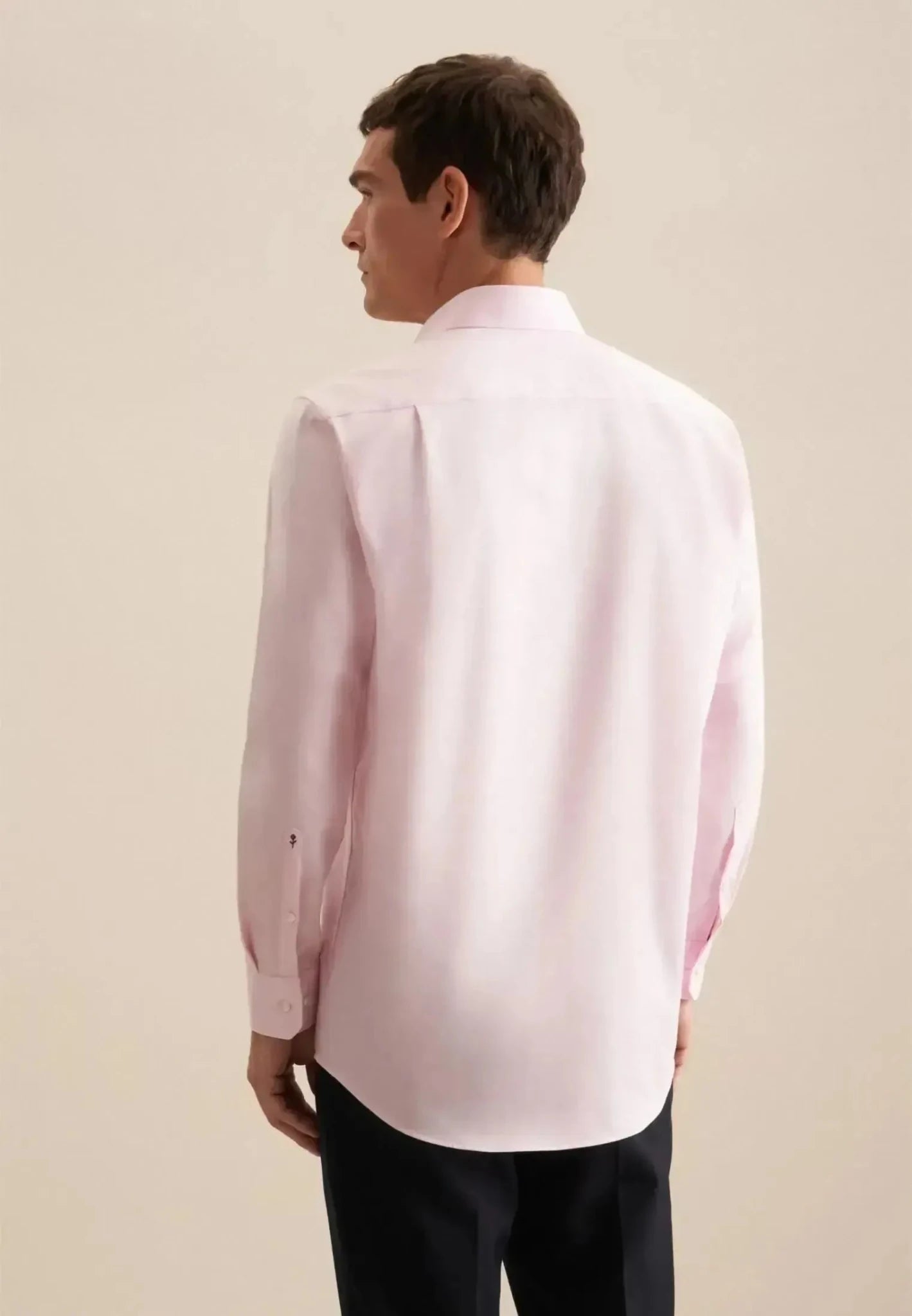 Seidensticker Regular Fit No Iron New Kent Business Shirt Pink - northern threads