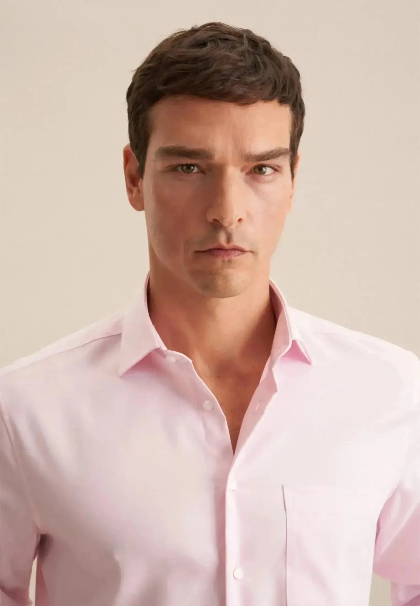 Seidensticker Regular Fit No Iron New Kent Business Shirt Pink - northern threads