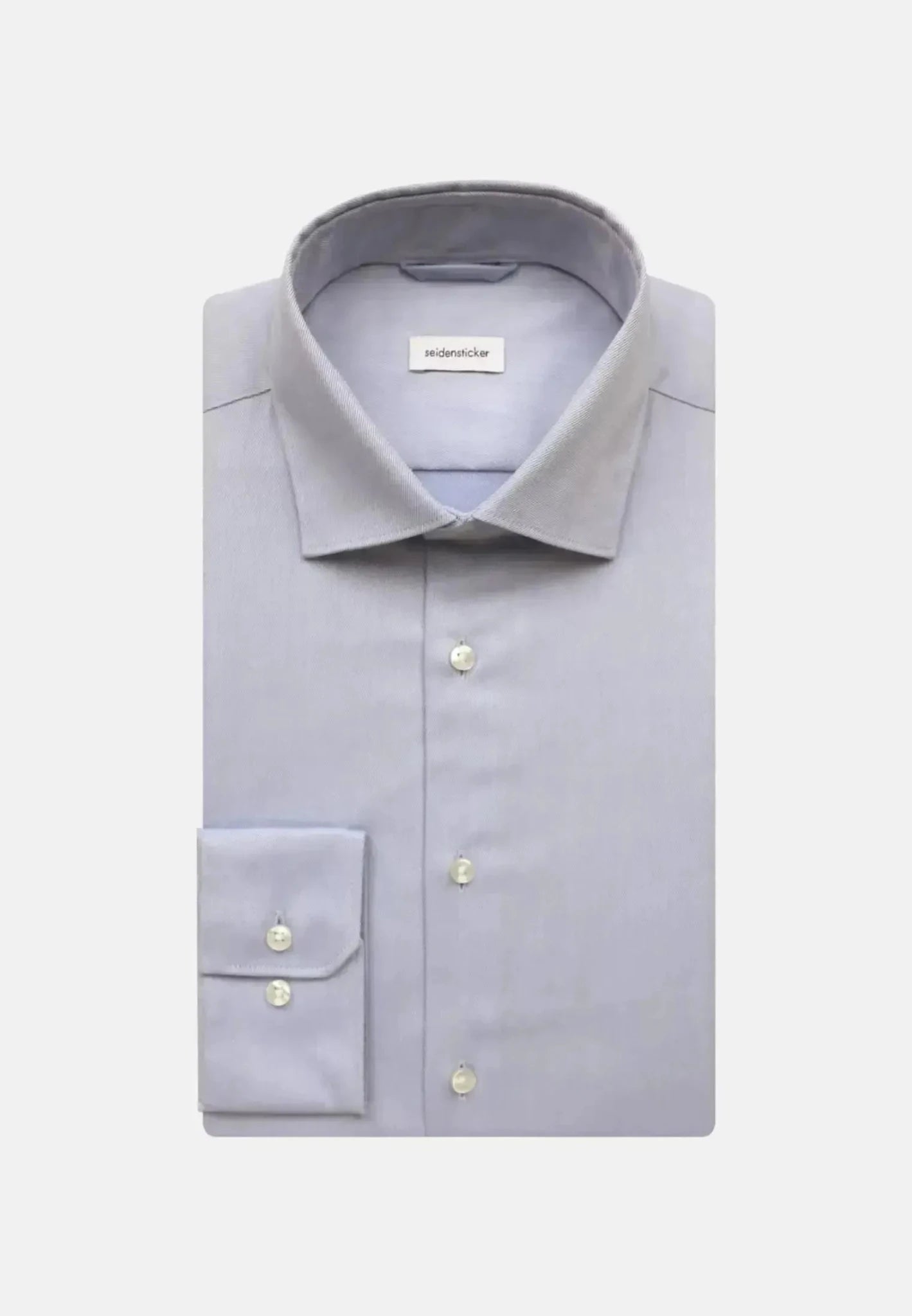 Seidensticker Regular Fit No Iron New Kent Combi Cuff Business Shirt Light Blue - northern threads