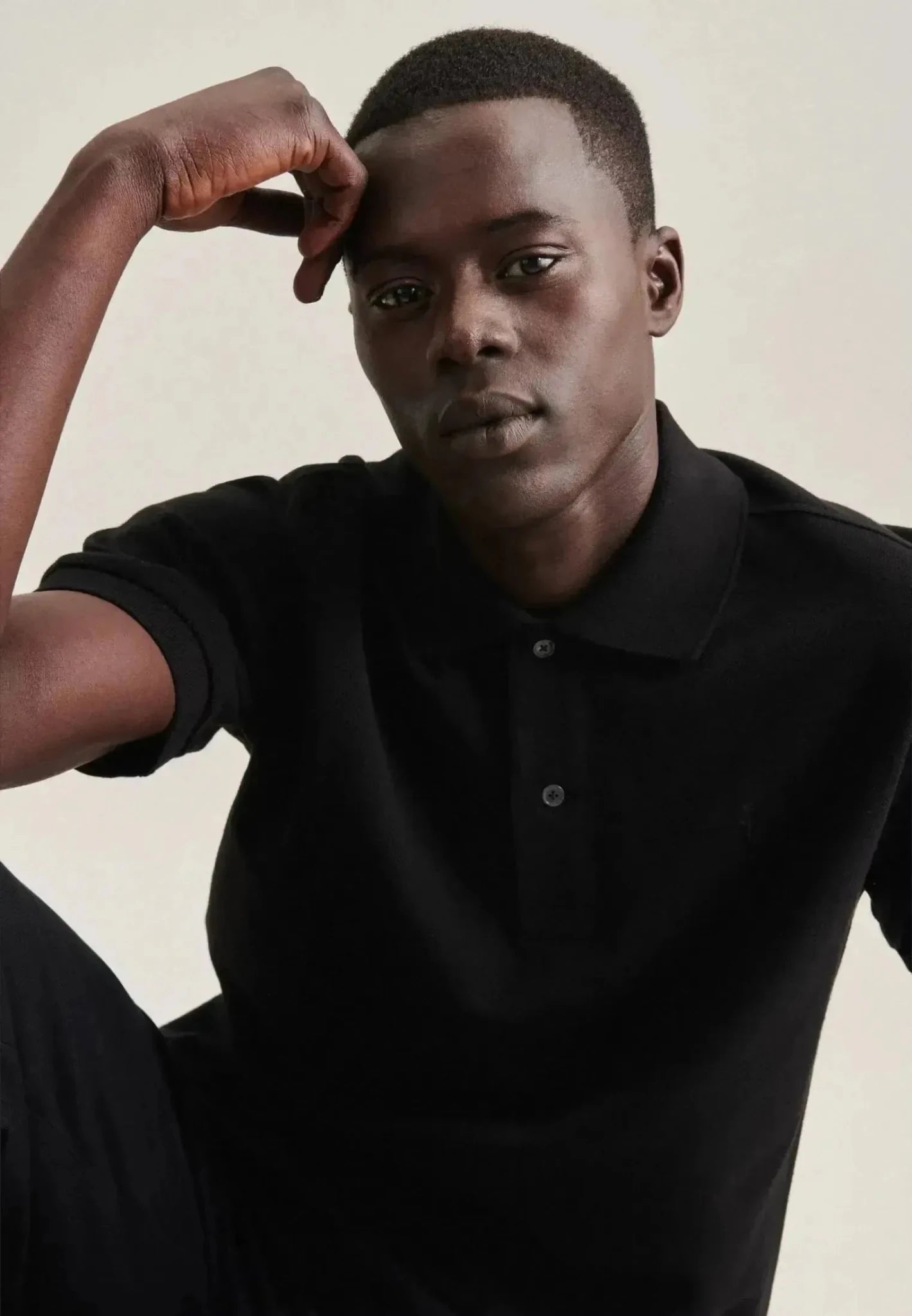 Seidensticker Regular Fit Pique Polo Shirt Black - northern threads