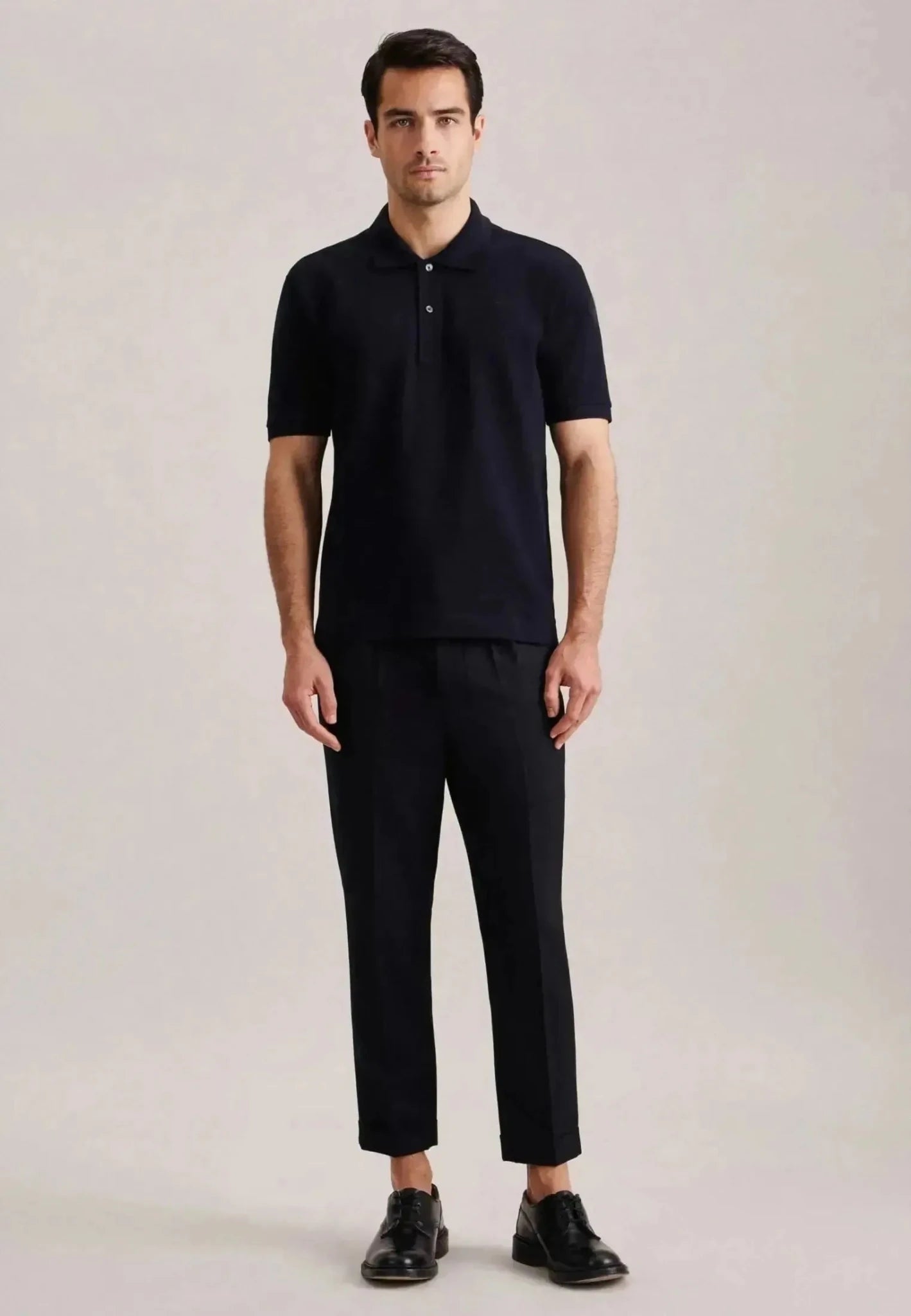 Seidensticker Regular Fit Pique Polo Shirt Dark Blue - northern threads