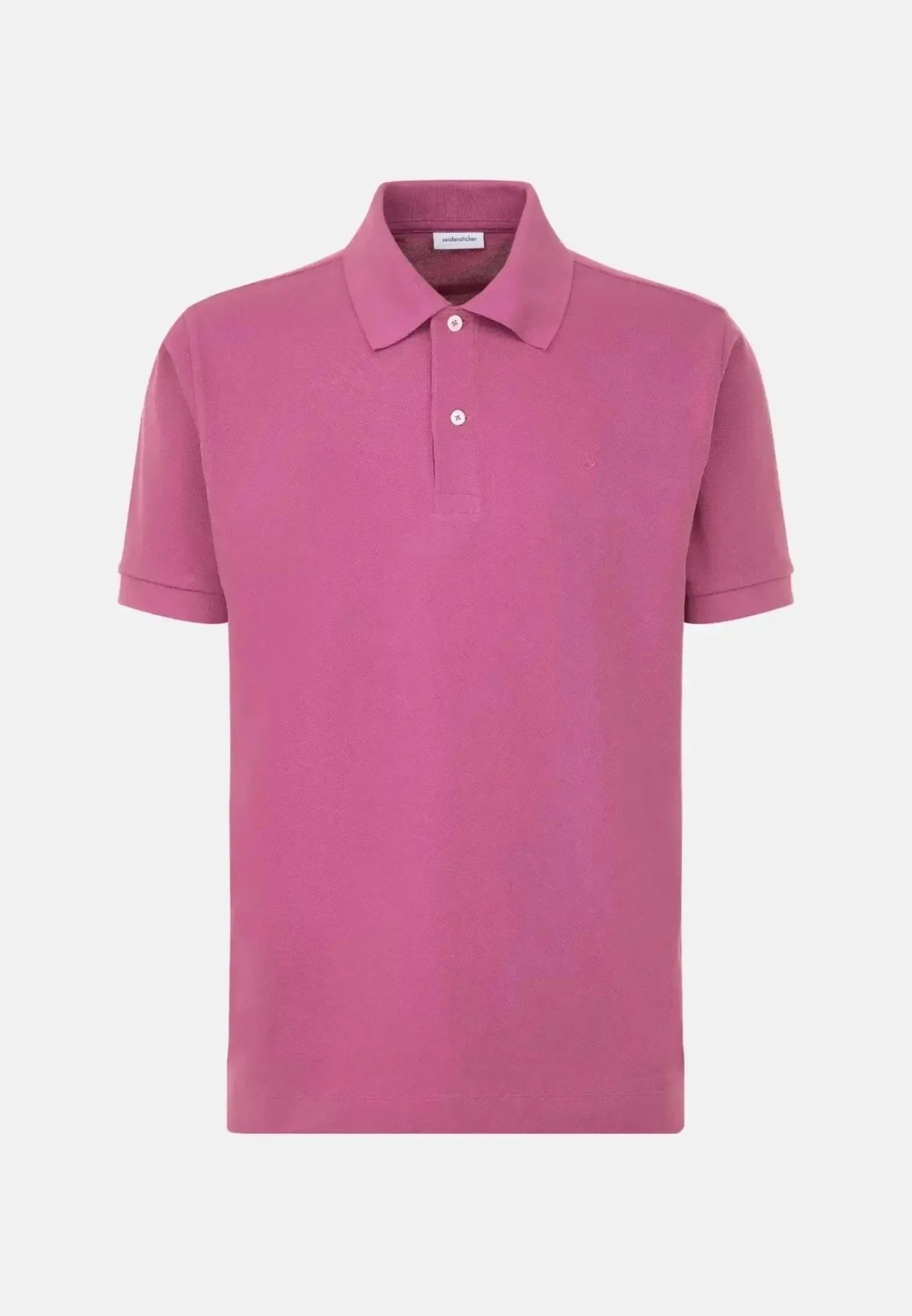 Seidensticker Regular Fit Pique Polo Shirt Dark Pink - 01.199530-93-S - northern threads uk