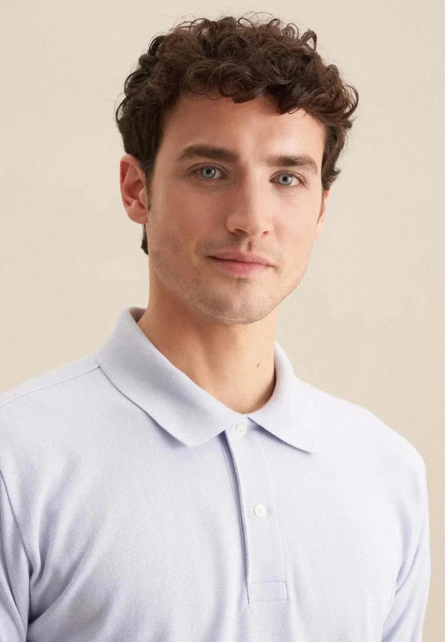 Seidensticker Regular Fit Pique Polo Shirt Light Blue - northern threads