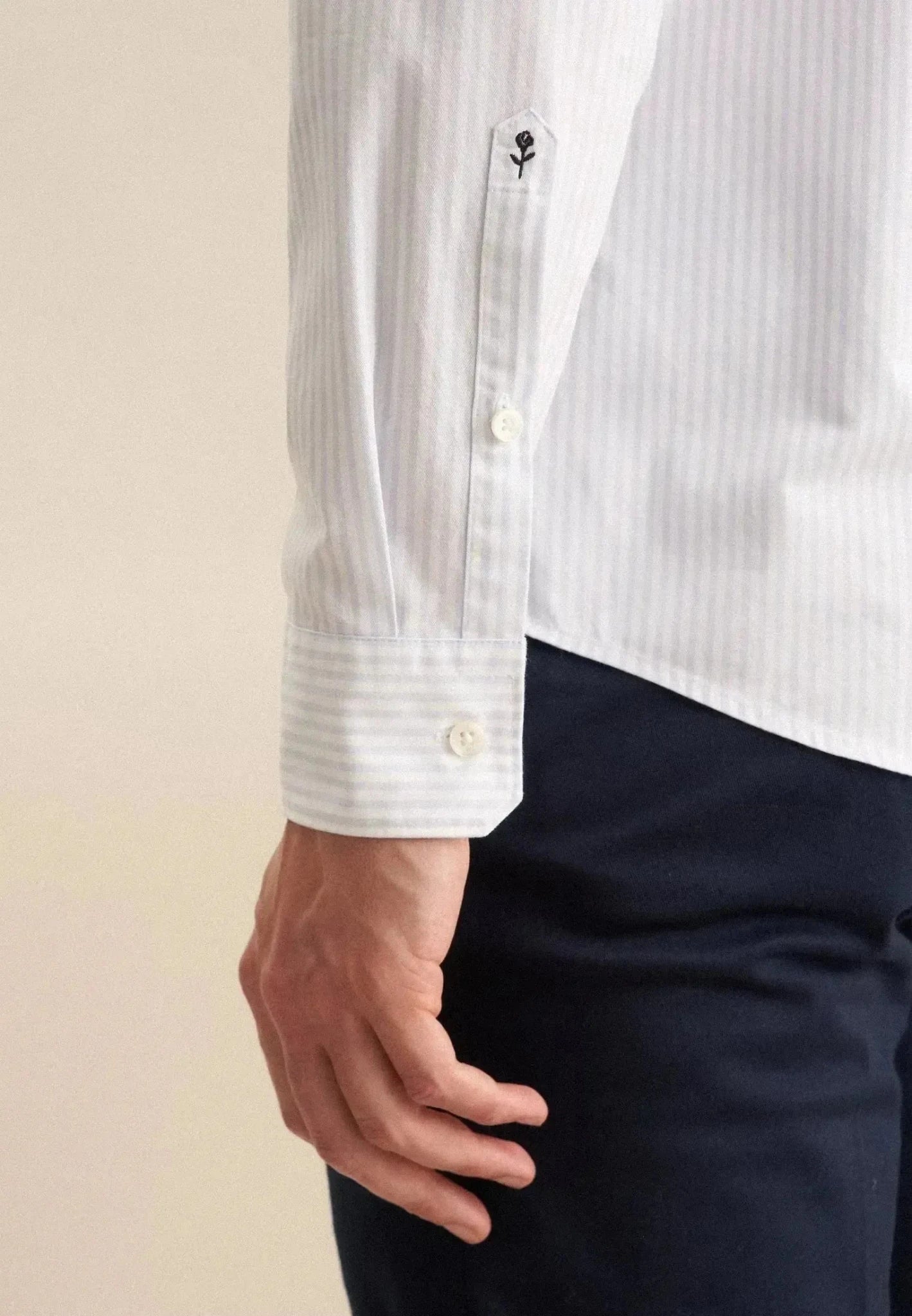 Seidensticker Regular Fit Spread Kent Striped Casual Shirt Light Blue - northern threads