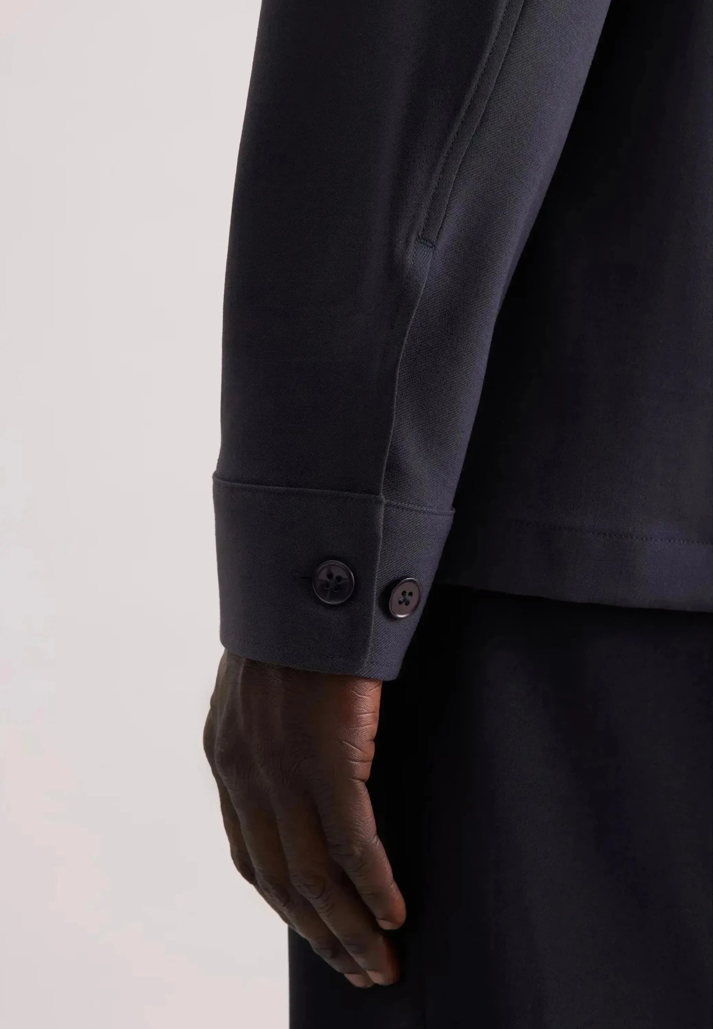 Seidensticker Regular Fit Wool Mix Casual Lapel Overshirt Grey - northern threads