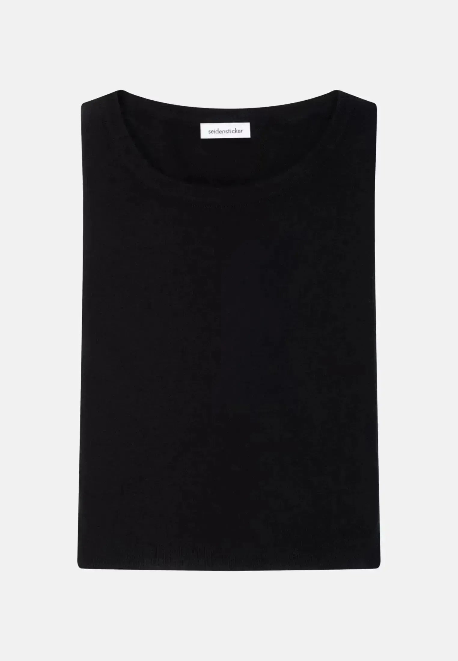 Seidensticker-Seidensticker Merino Wool Crewneck Knit Black-NORTHERN THREADS DESIGNER MENSWEAR