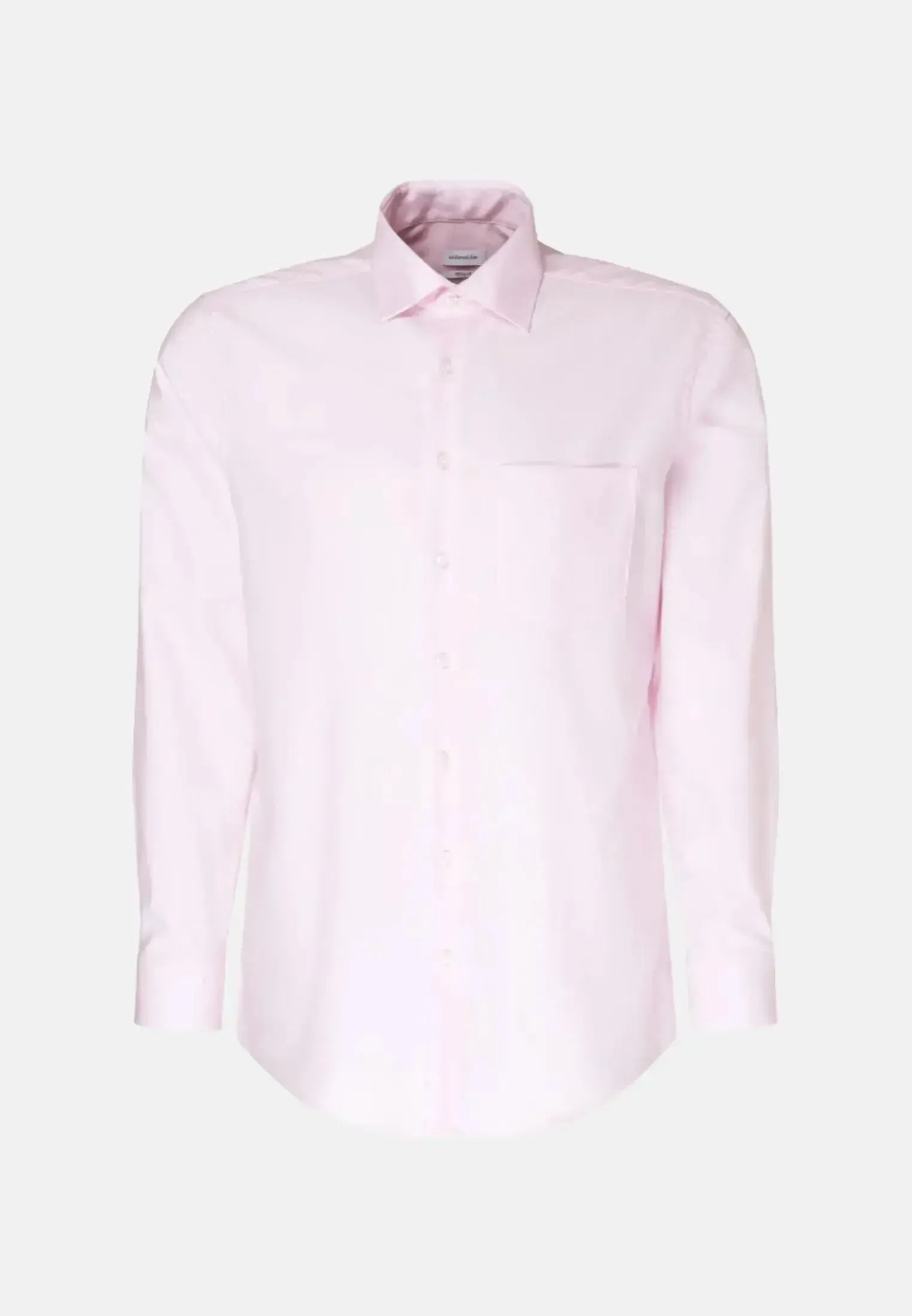 Seidensticker-Seidensticker Regular Fit No Iron Kent Collar Business Shirt Pink-NORTHERN THREADS DESIGNER MENSWEAR