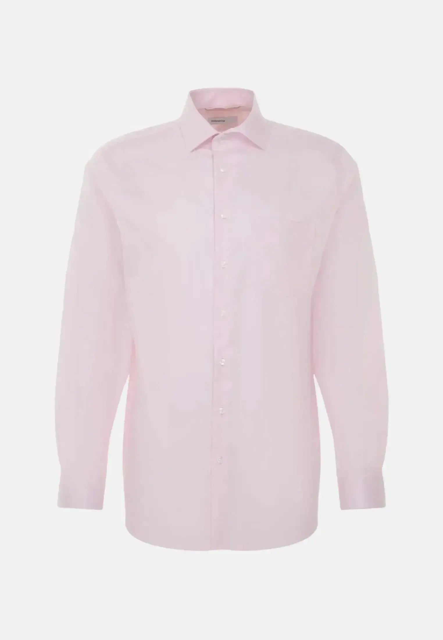 Seidensticker-Seidensticker Regular Fit No Iron New Kent Business Shirt Pink-NORTHERN THREADS DESIGNER MENSWEAR