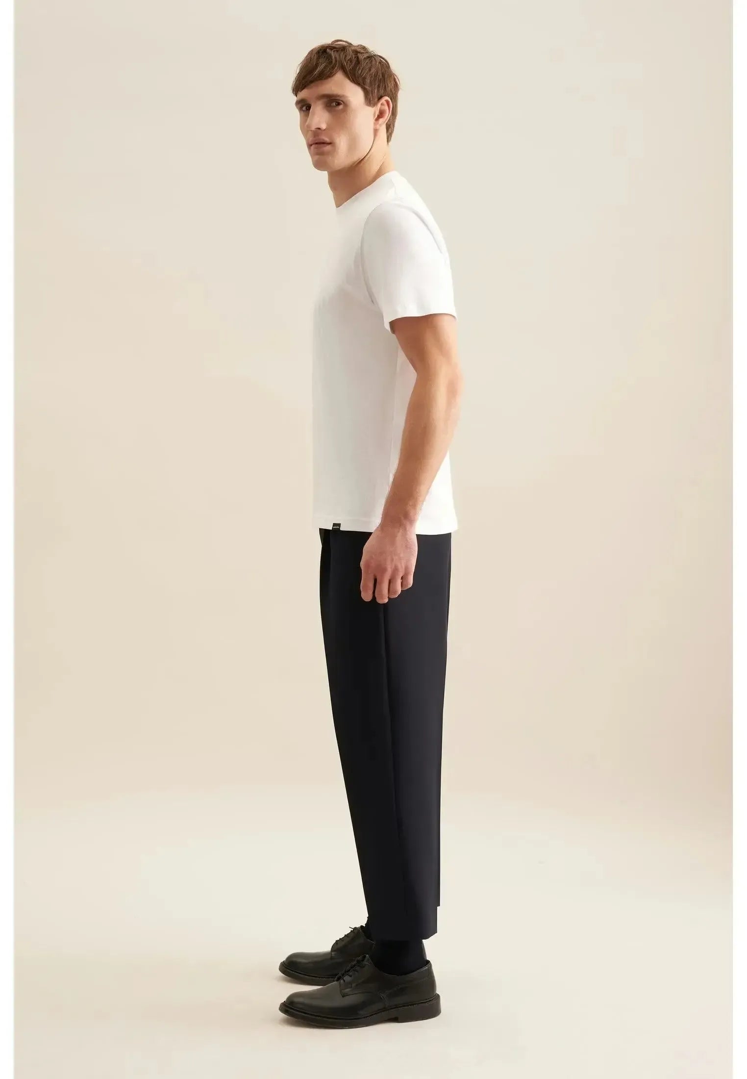 Seidensticker-Seidensticker Single Jersey T-Shirt White-NORTHERN THREADS DESIGNER MENSWEAR