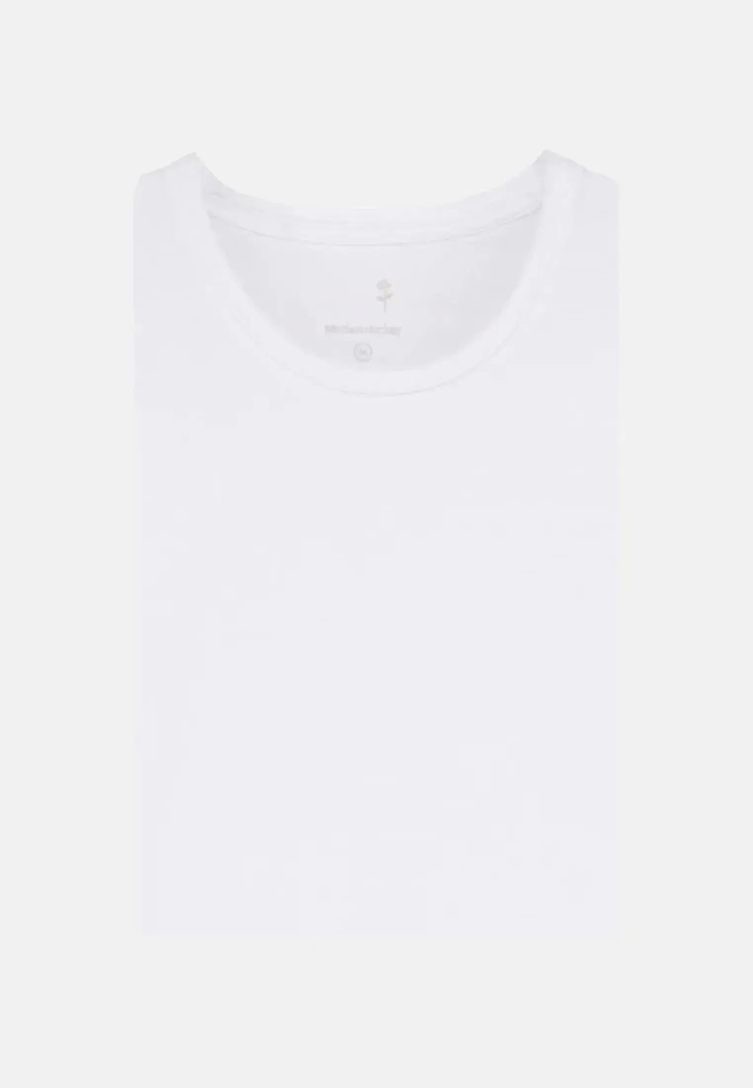 Seidensticker-Seidensticker Stretch Cotton T-Shirt White-NORTHERN THREADS DESIGNER MENSWEAR