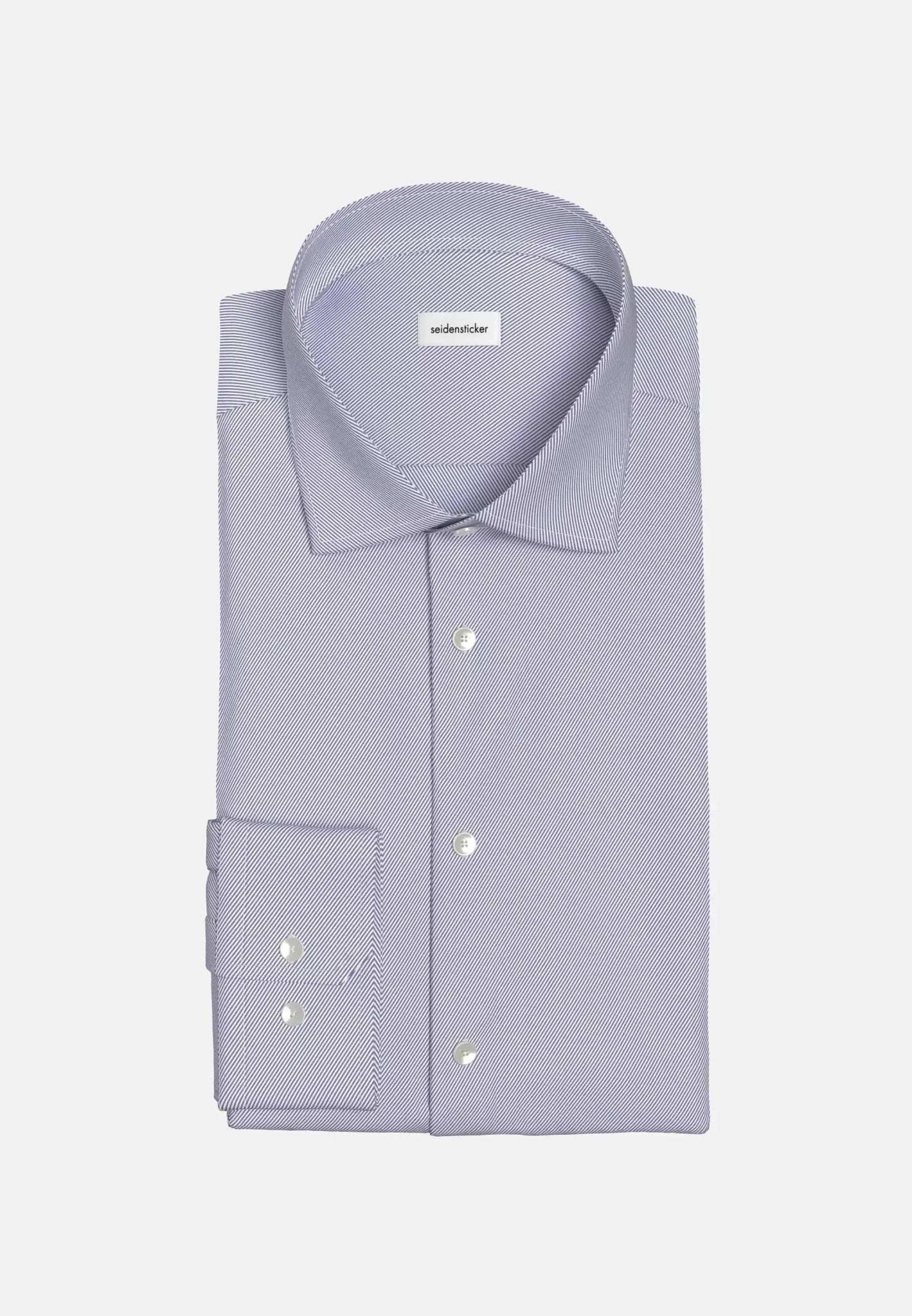 Seidensticker Shaped Fit Easy Iron Kent Collar Business Shirt Light Blue - northern threads