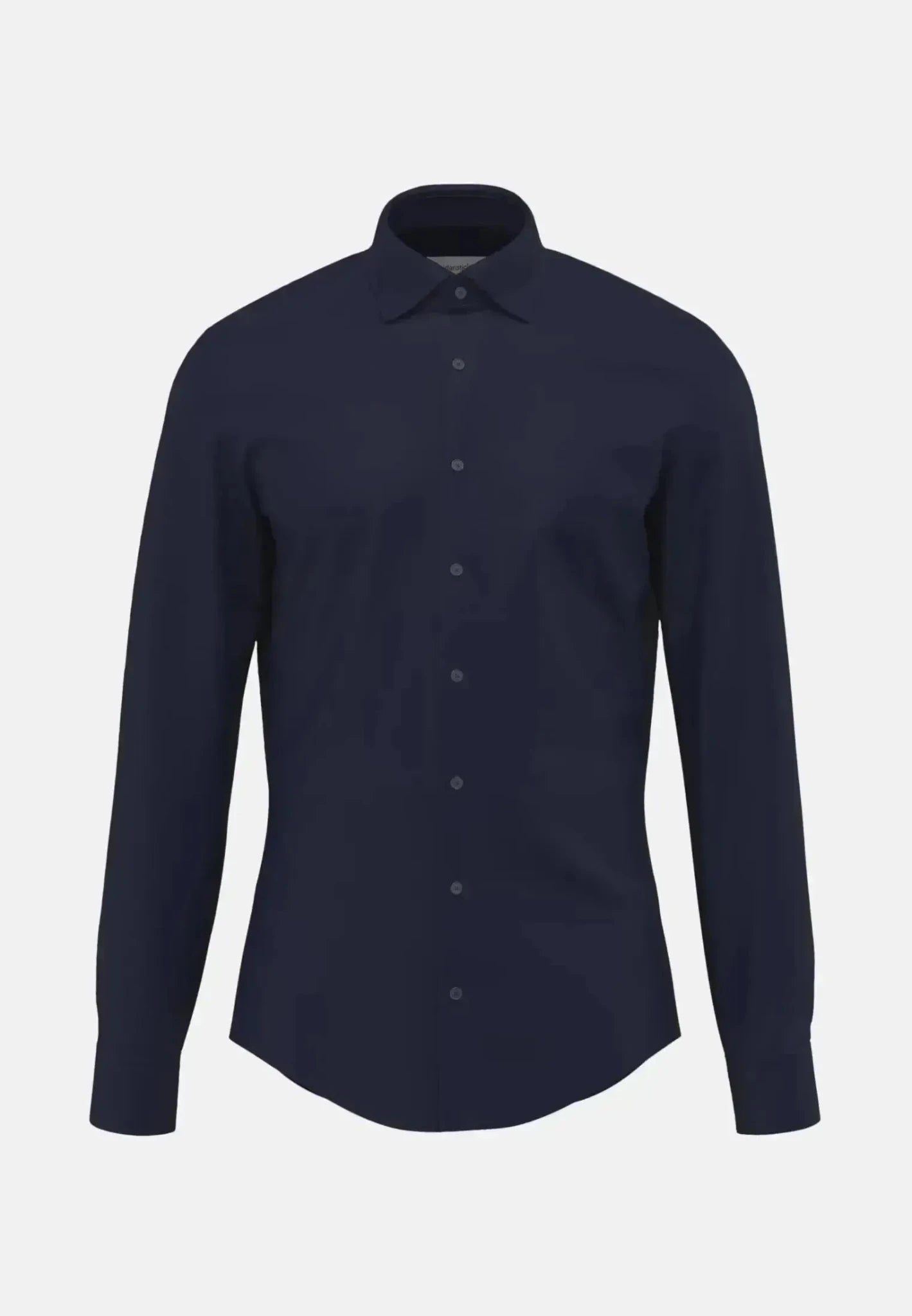 Seidensticker Shaped Fit Easy Iron New Kent Business Shirt Dark Blue - 01.845070-18-38 - northern threads uk