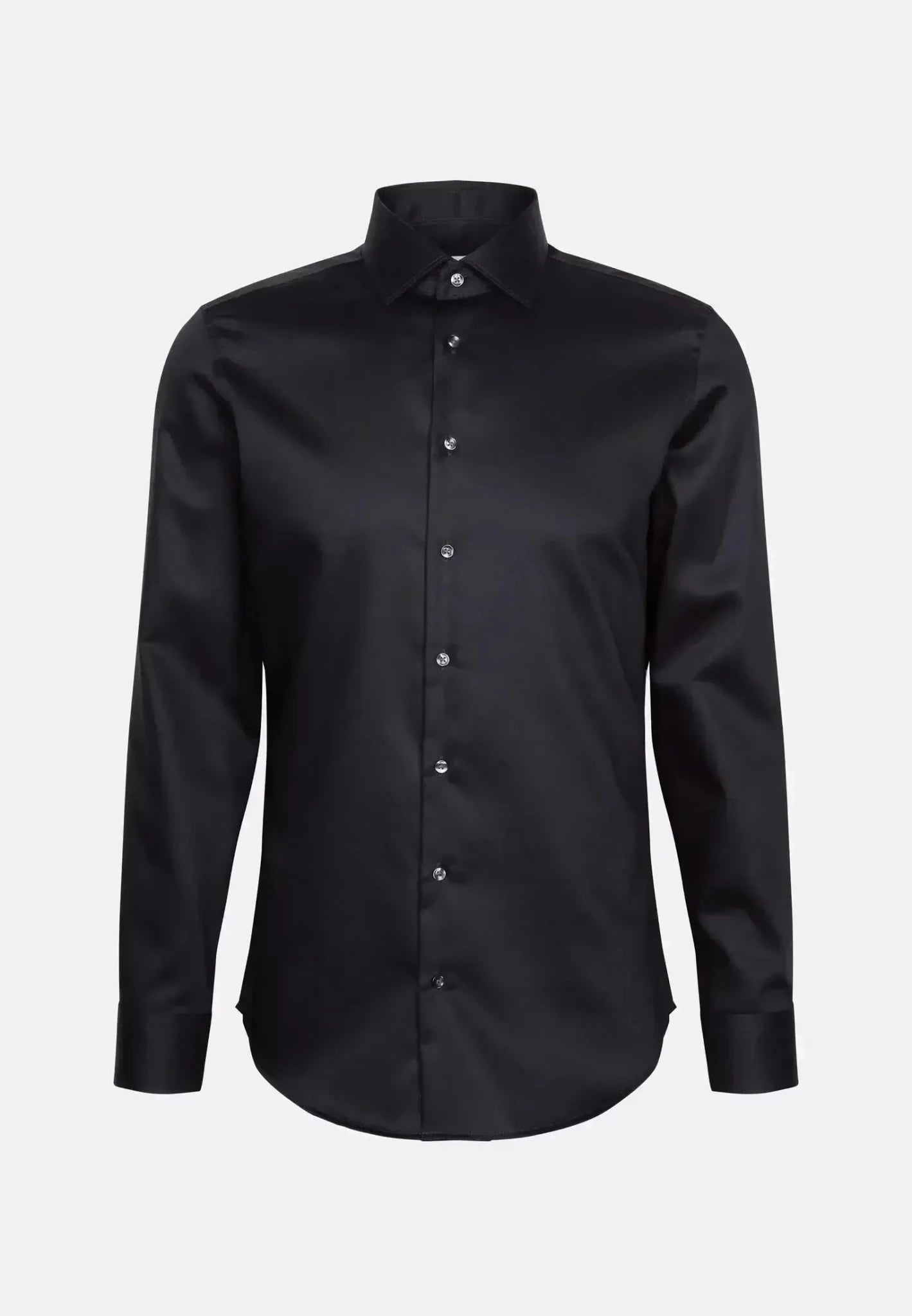 Seidensticker Shaped Fit No Iron New Kent Business Shirt Black - 01.843510-39-37 - northern threads uk