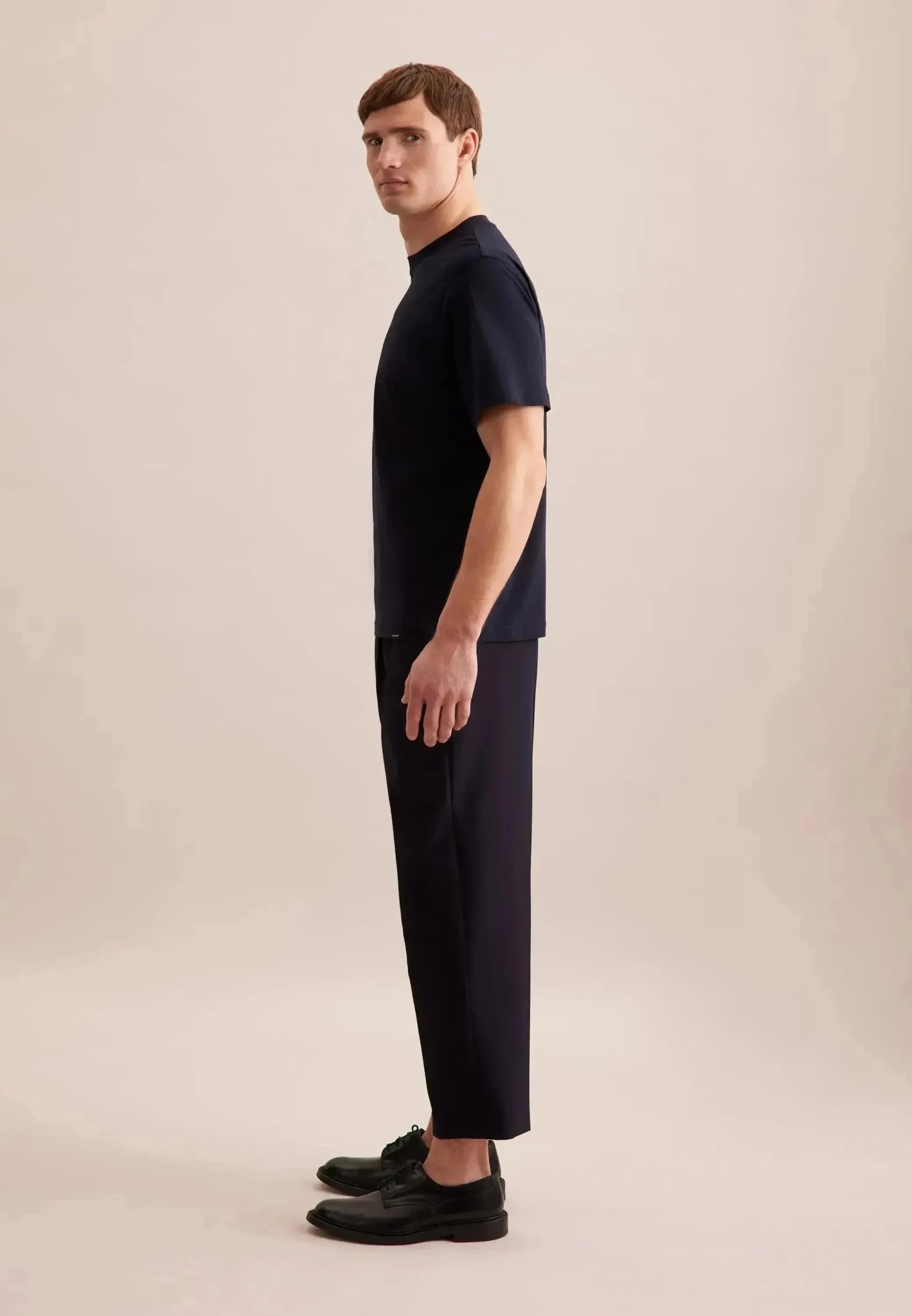 Seidensticker Single Jersey T-Shirt Dark Blue - northern threads