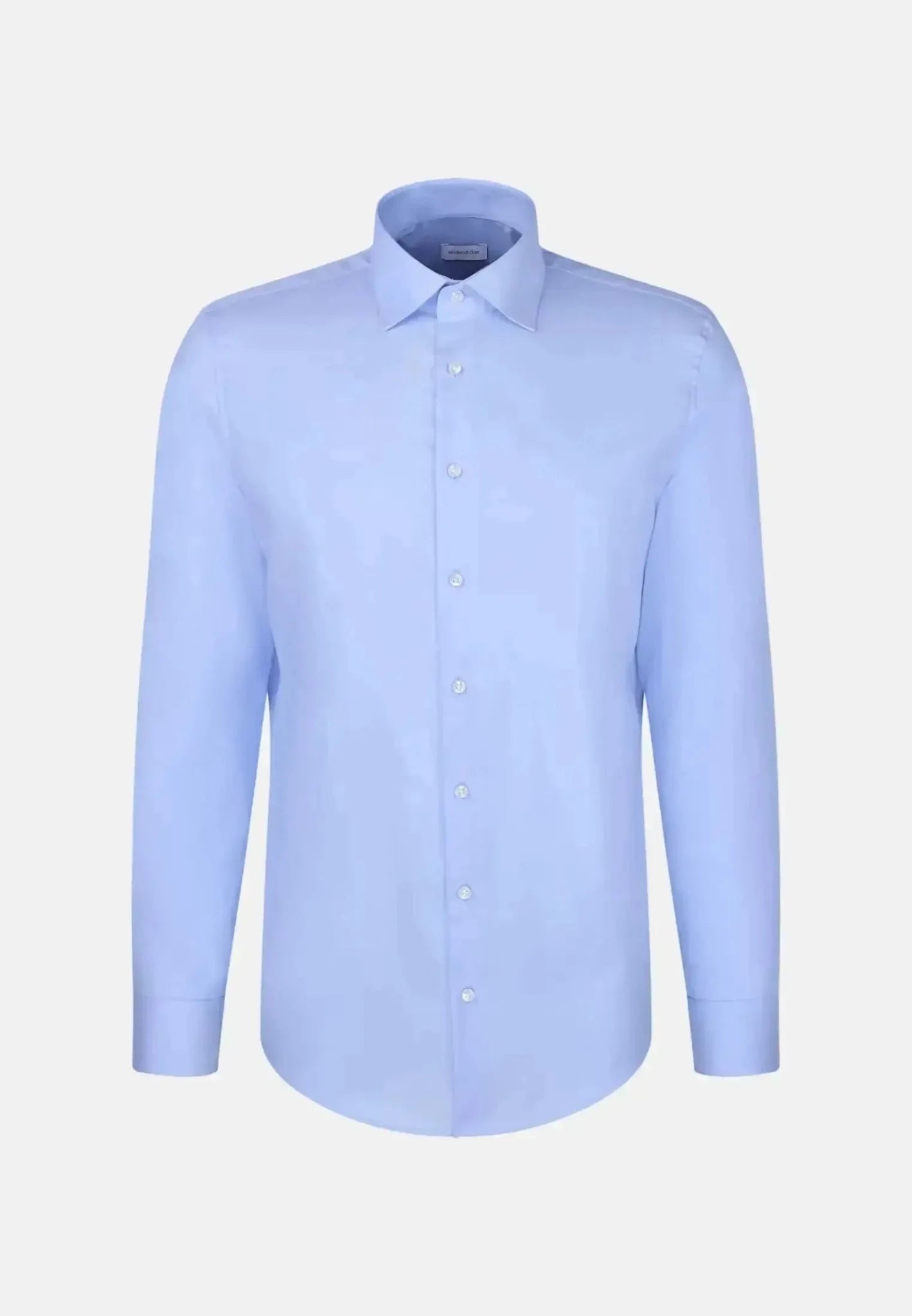 Seidensticker Slim Fit No Iron New Kent Business Shirt Light Blue - 01.643510-13-37 - northern threads uk