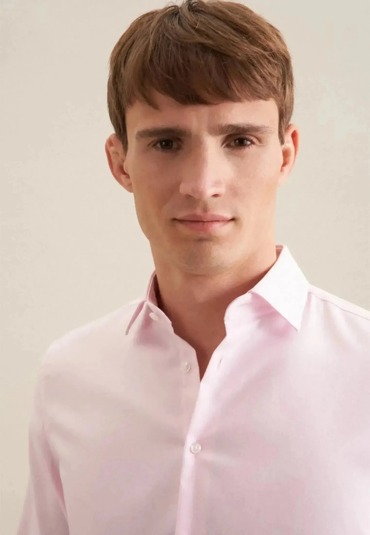 Seidensticker Slim Fit No Iron New Kent Business Shirt Pink - 01.643510-42-37 - northern threads uk