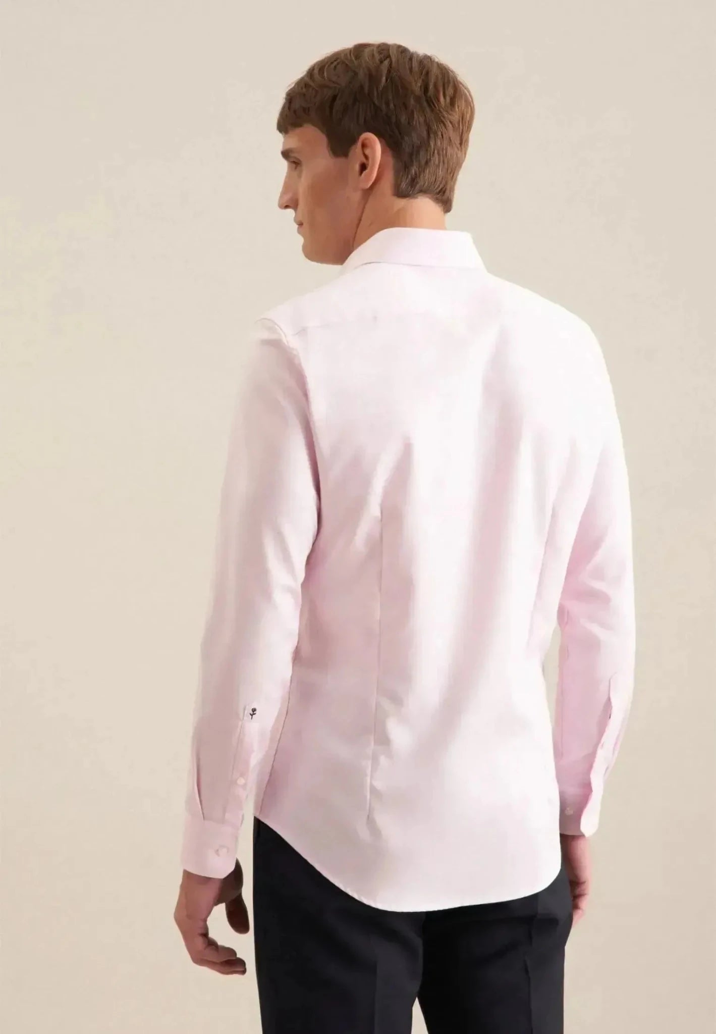 Seidensticker Slim Fit No Iron New Kent Business Shirt Pink - 01.643510-42-37 - northern threads uk