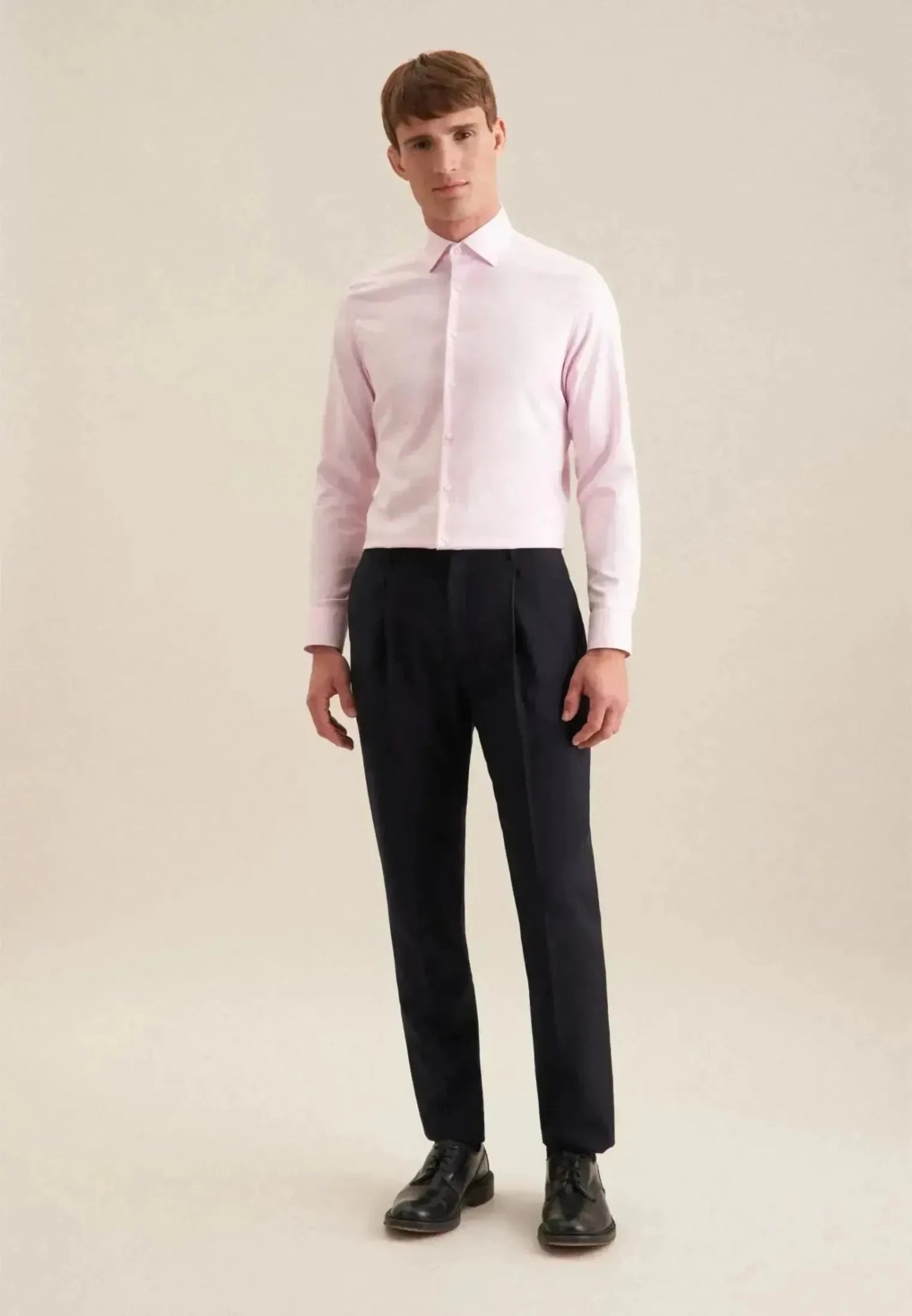 Seidensticker Slim Fit No Iron New Kent Business Shirt Pink - 01.643510-42-37 - northern threads uk