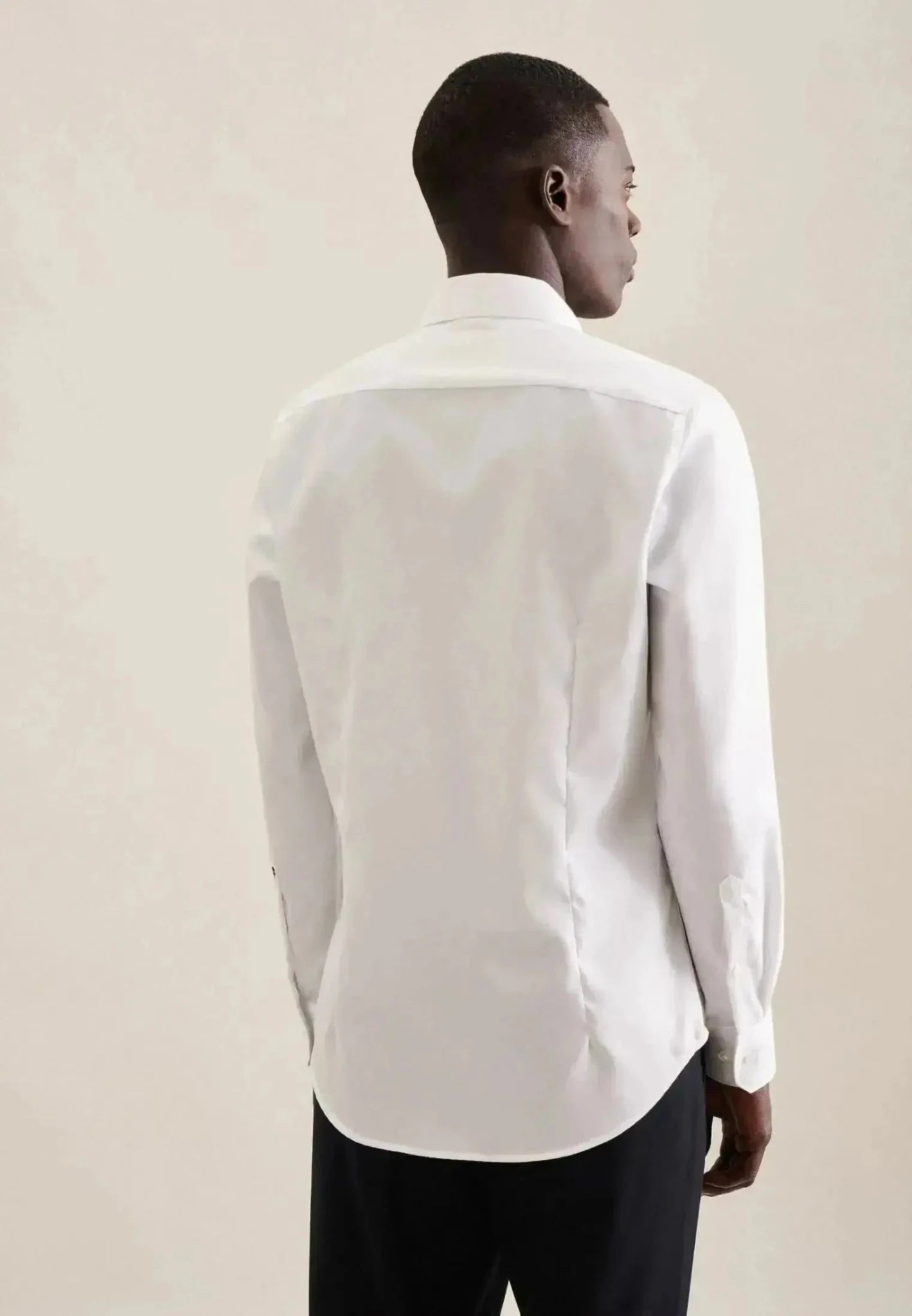 Seidensticker Slim Fit No Iron New Kent Business Shirt White - northern threads